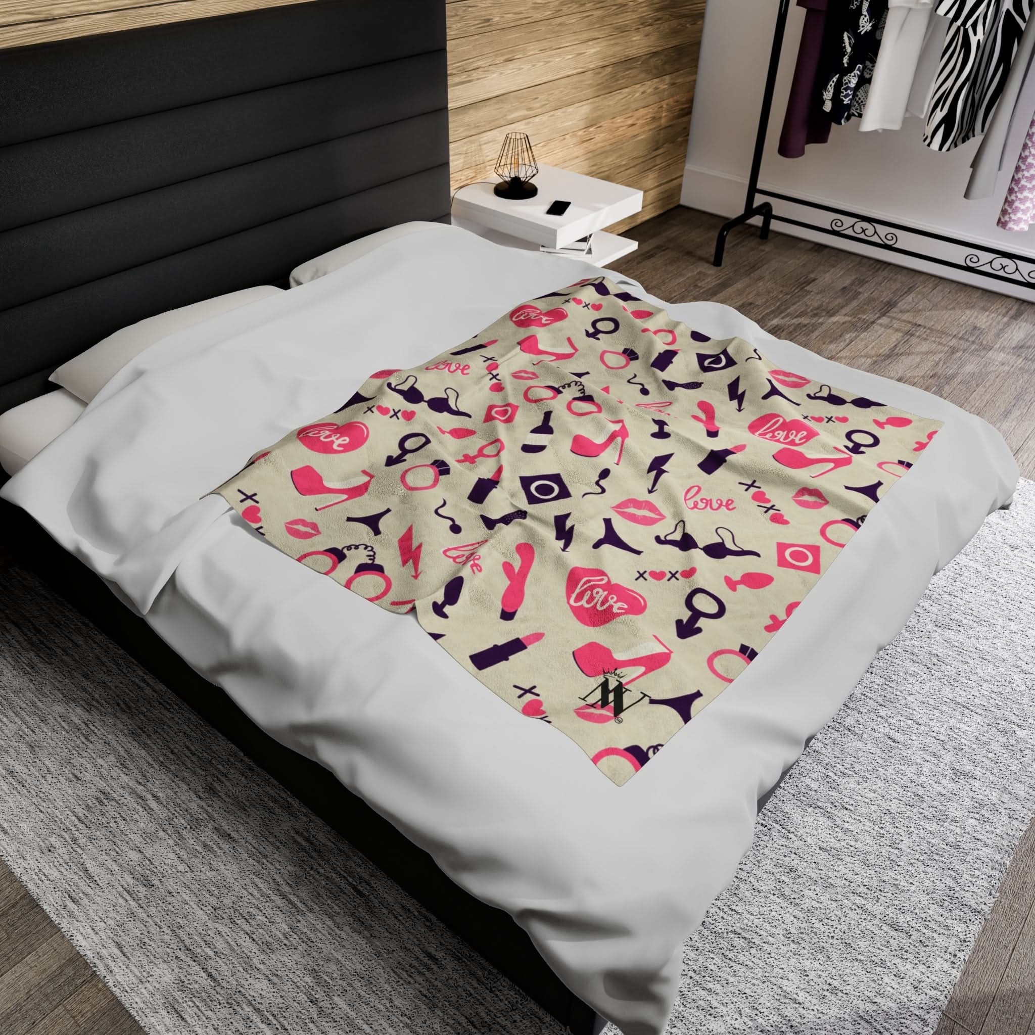 Sex Toys Love | Mix & Match Fun-Flirty Loversā Blankets