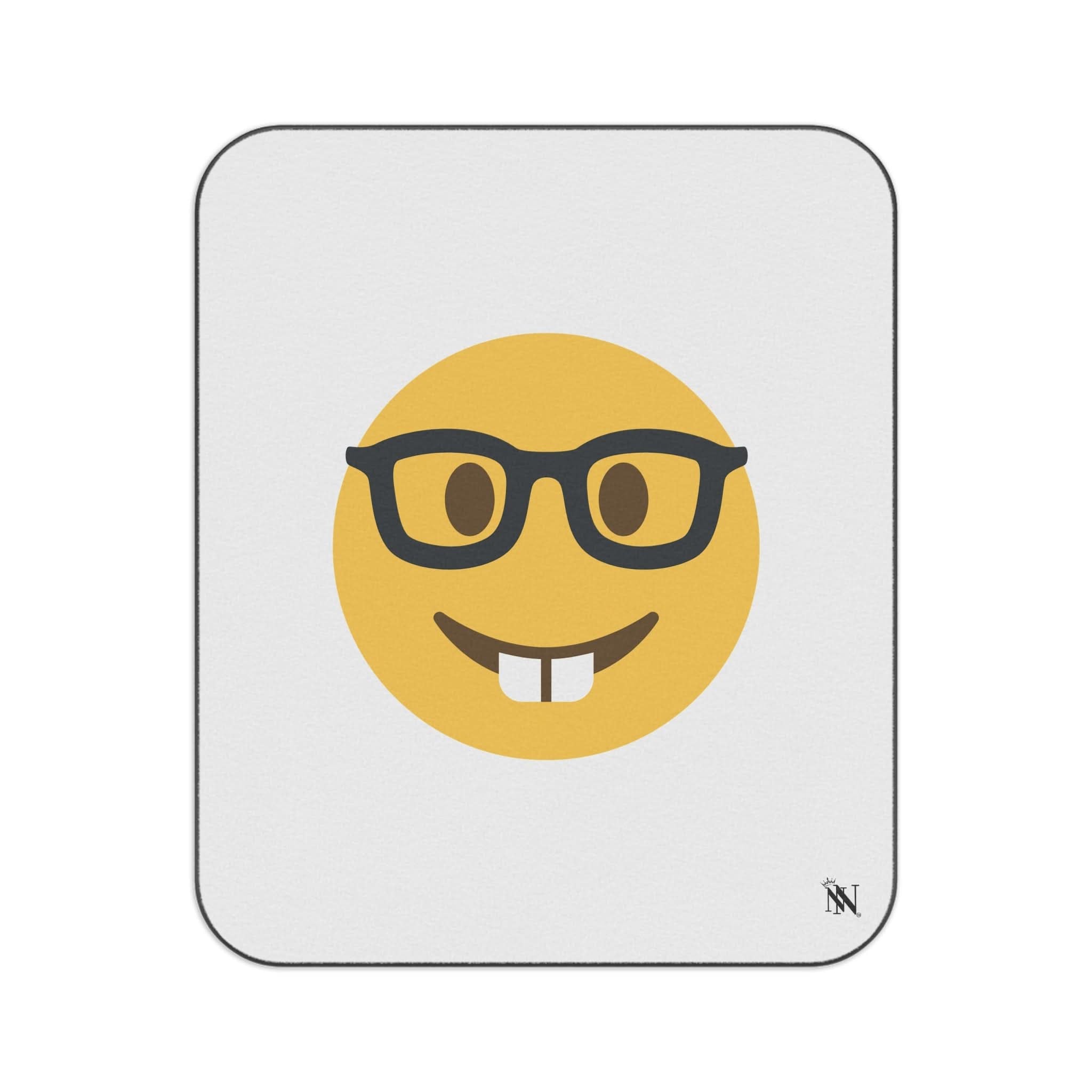 Sexy Nerd Emoji | Mix Match Fun-Flirty Lovers’ Water-Resistant Blankets