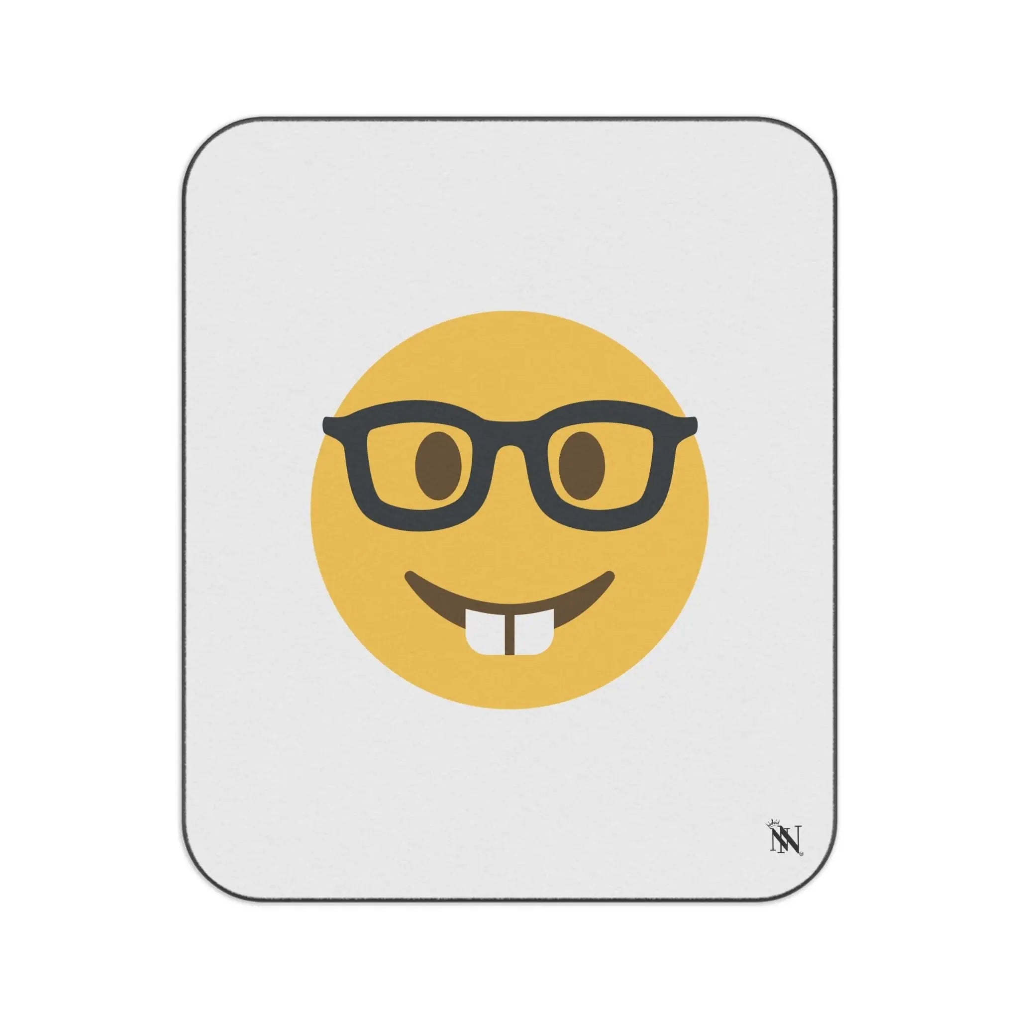 Sexy Nerd Emoji | Mix Match Fun-Flirty Lovers’ Water-Resistant Blankets