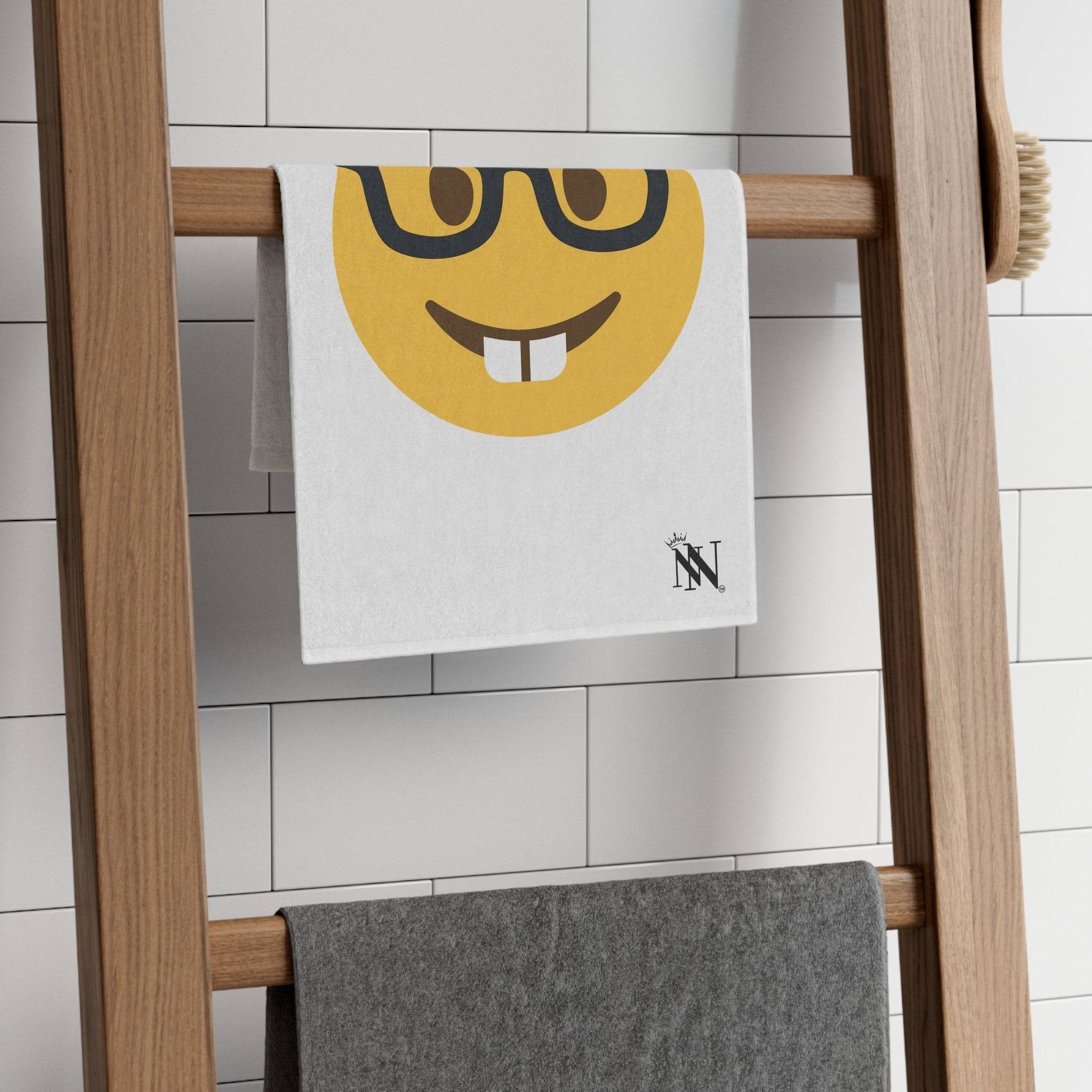 Sexy Nerd Emoji | Mix & Match Soft Fun-Flirty Lovers’ Towels