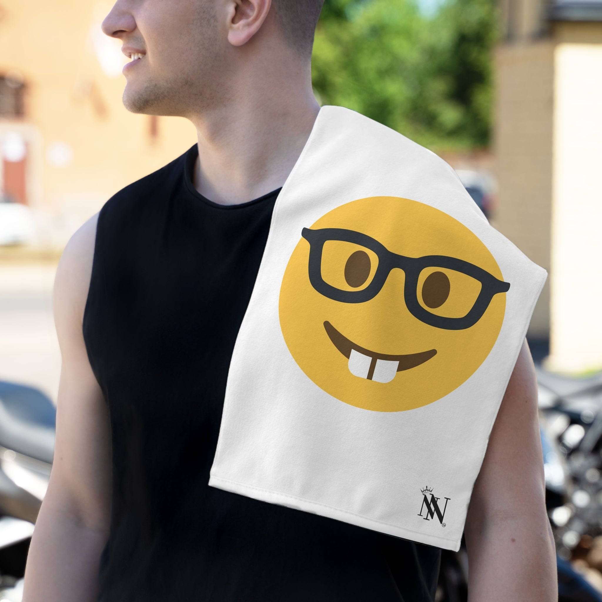 Sexy Nerd Emoji | Mix & Match Soft Fun-Flirty Lovers’ Towels
