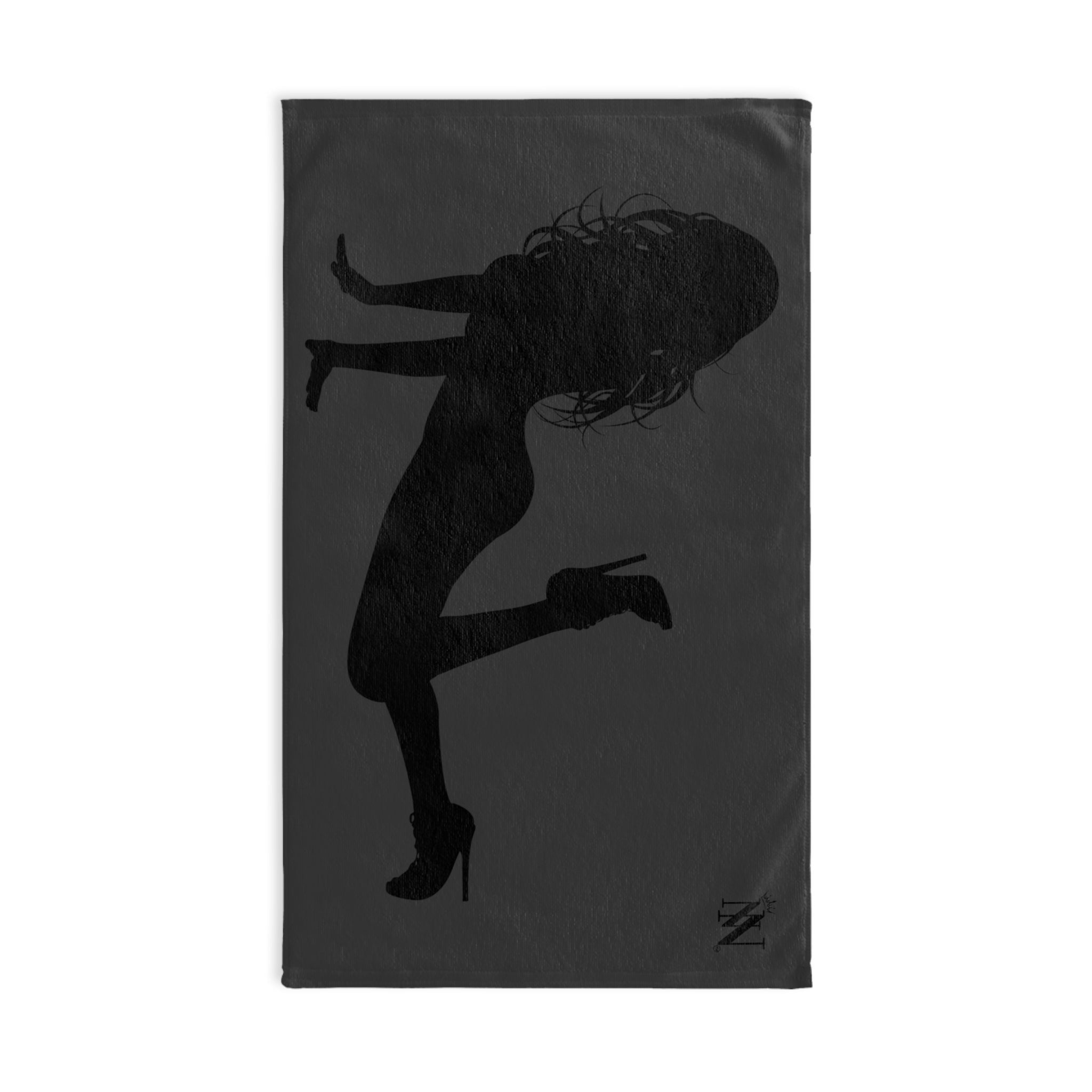 Sexy Trucker Girl Dark Grey | Mix & Match Original Fun-Flirty Lovers’ Towels