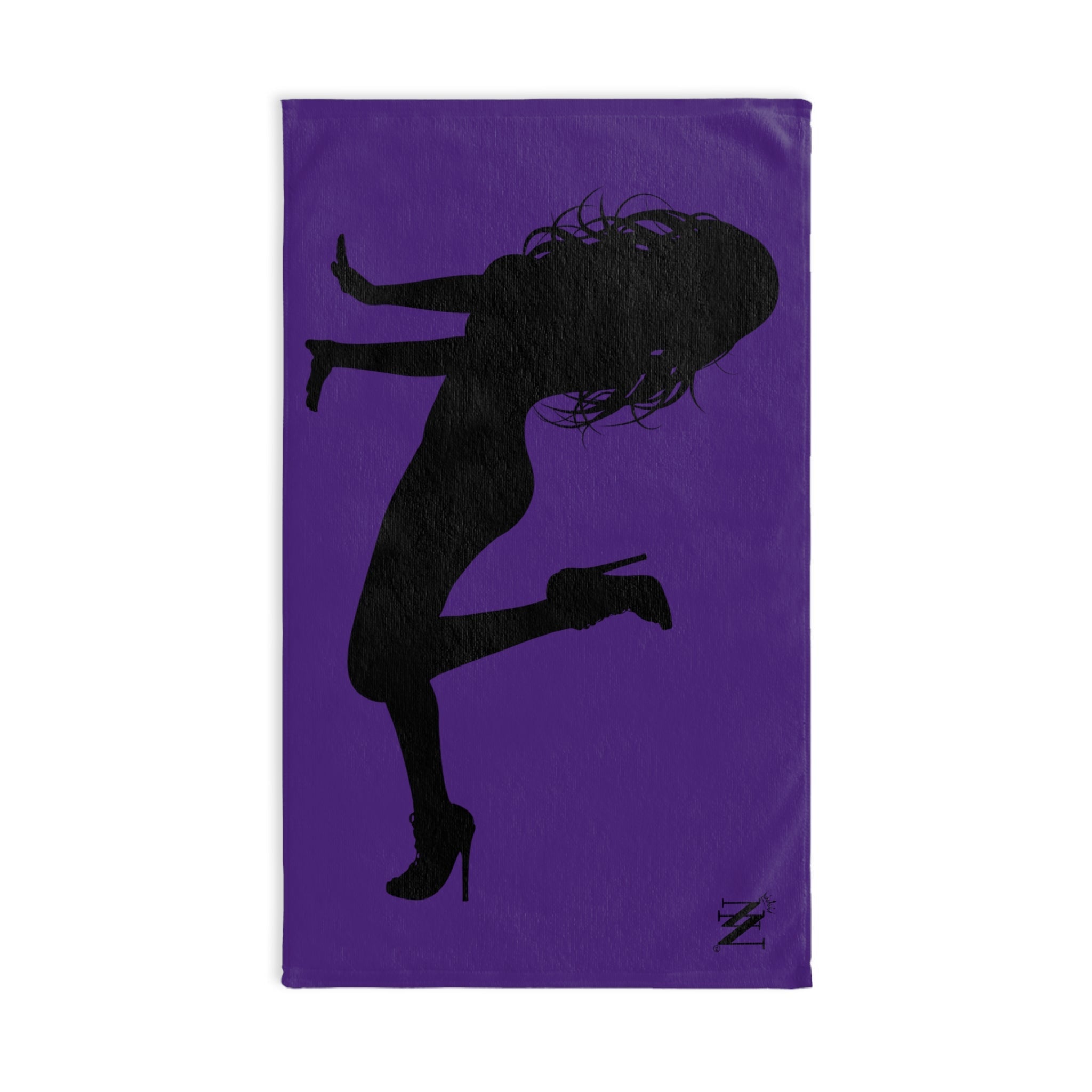 Sexy Trucker Girl Purple | Mix & Match Original Fun-Flirty Lovers’ Towels