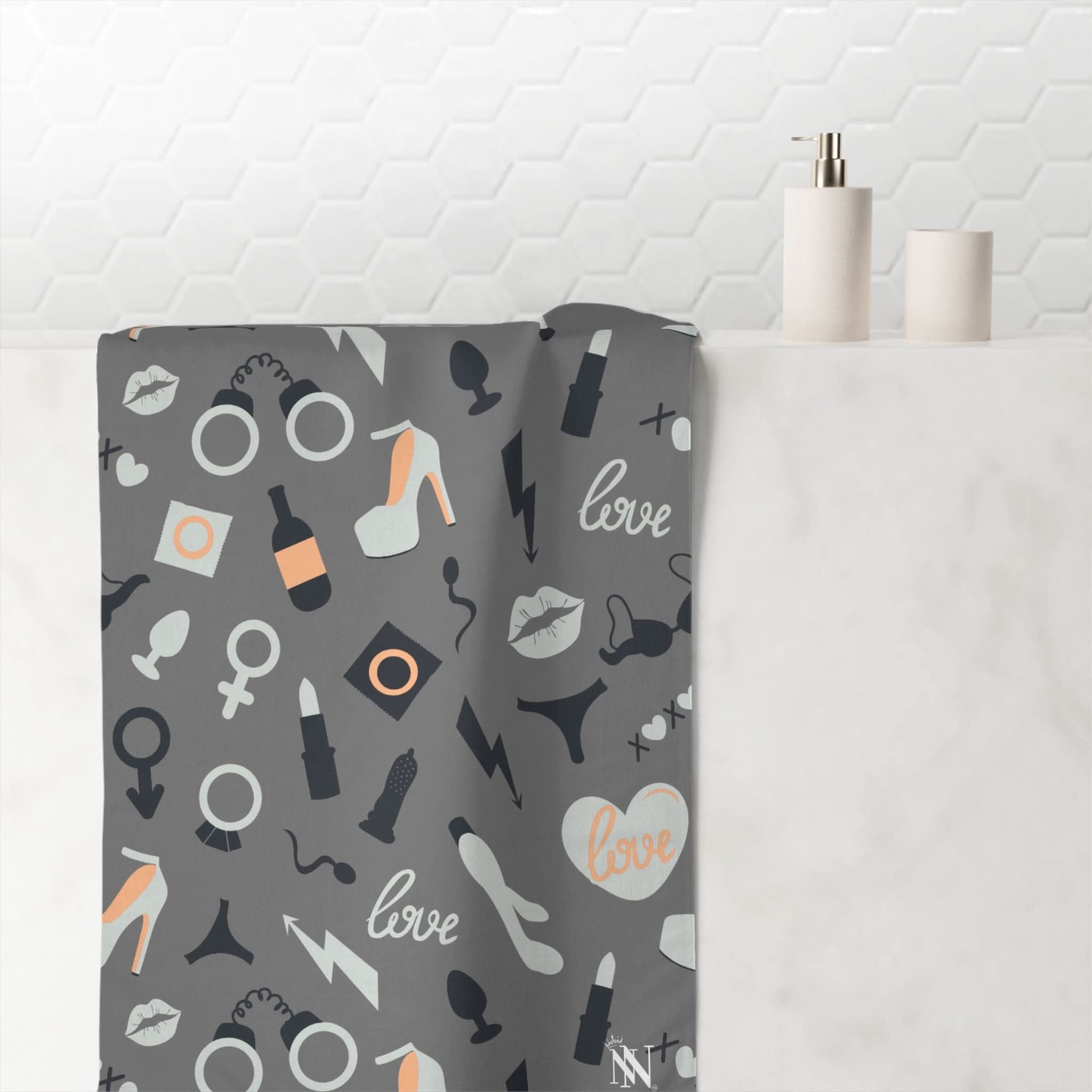 Shades Sex Toys | Mix & Match Naughty XL Fun-Flirty Lovers’ Towels