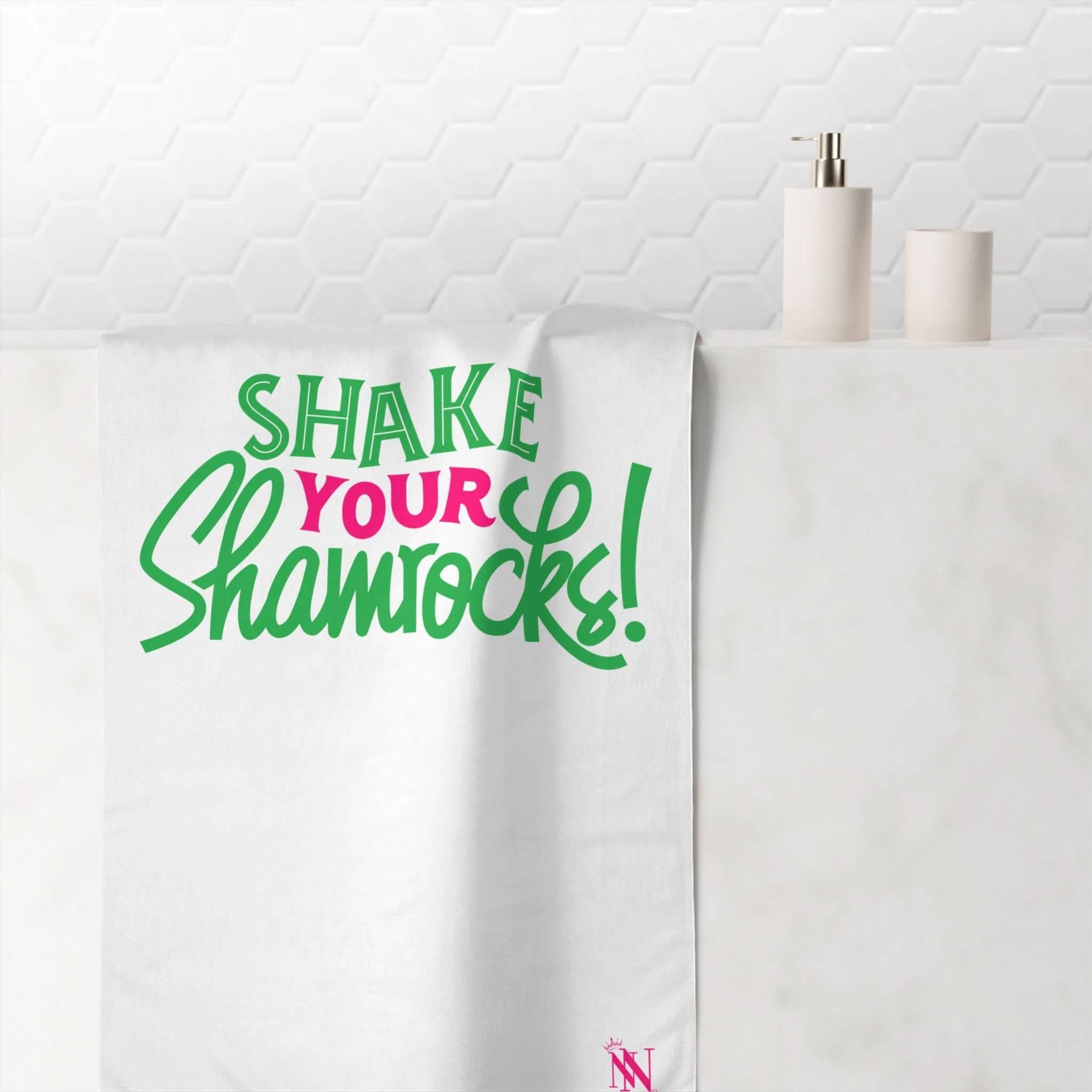 Shake Your Shamrocks | Mix & Match Naughty XL Fun-Flirty Lovers’ Towels