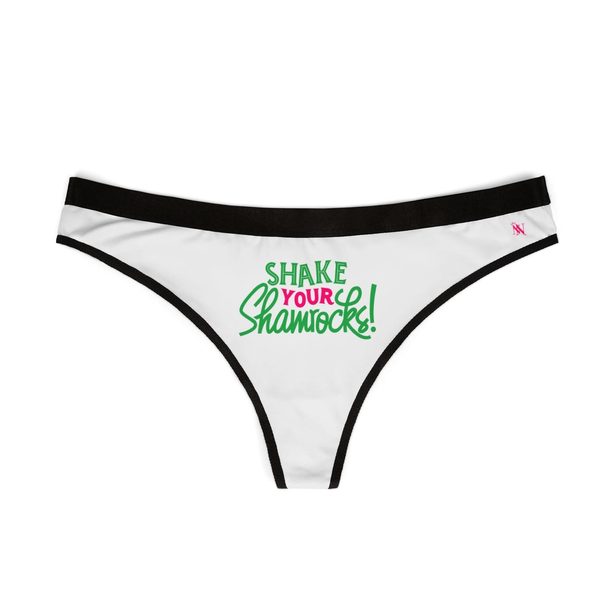 Shake Your Shamrocks | Mix & Match Women’s Fun-Flirty Lovers’ Thongs