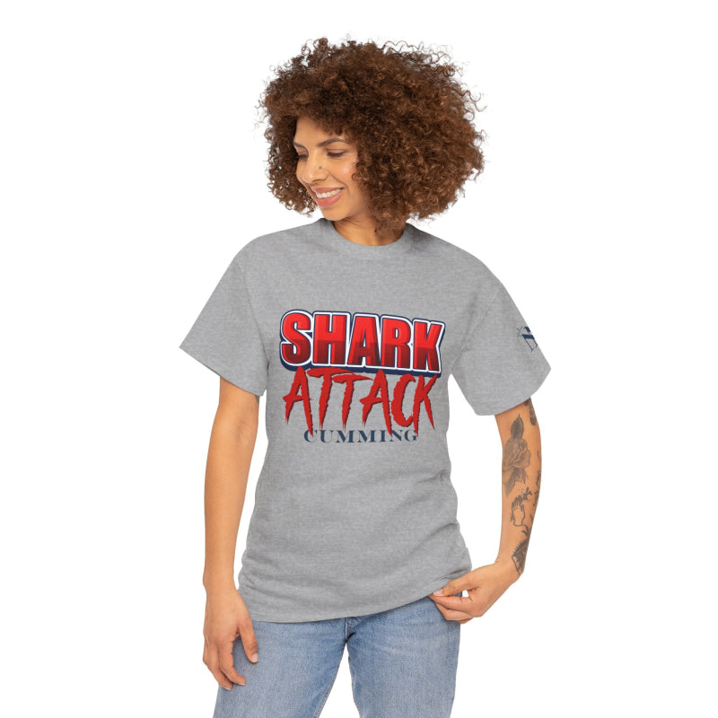 Shark Attack Cumming | Mix & Match 100% Cotton Unisex Fun-Flirty Lovers’ Tees