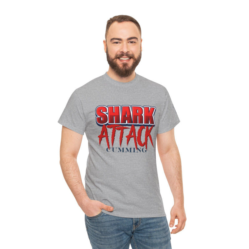 Shark Attack Cumming | Mix & Match 100% Cotton Unisex Fun-Flirty Lovers’ Tees