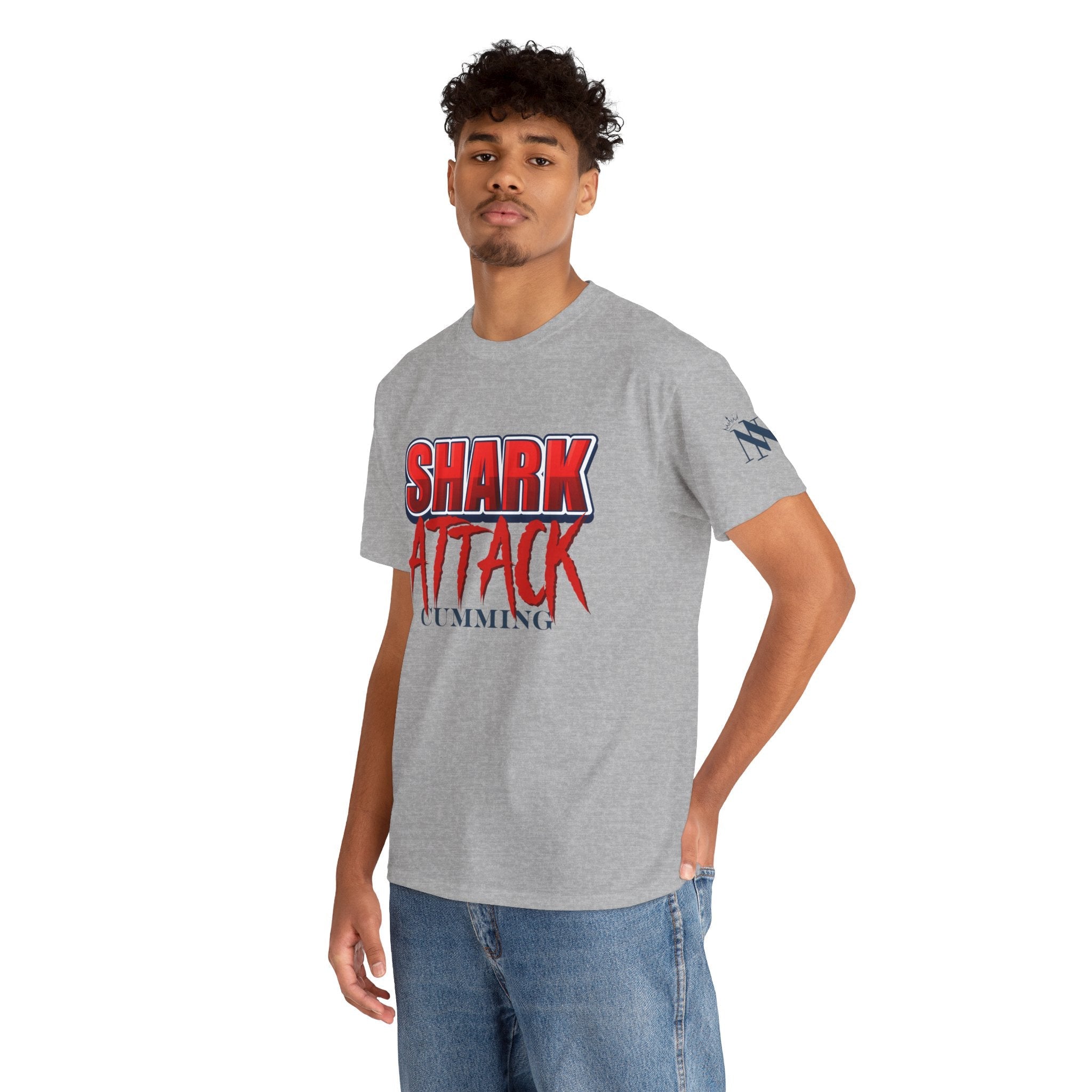 Shark Attack Cumming | Mix & Match 100% Cotton Unisex Fun-Flirty Lovers’ Tees