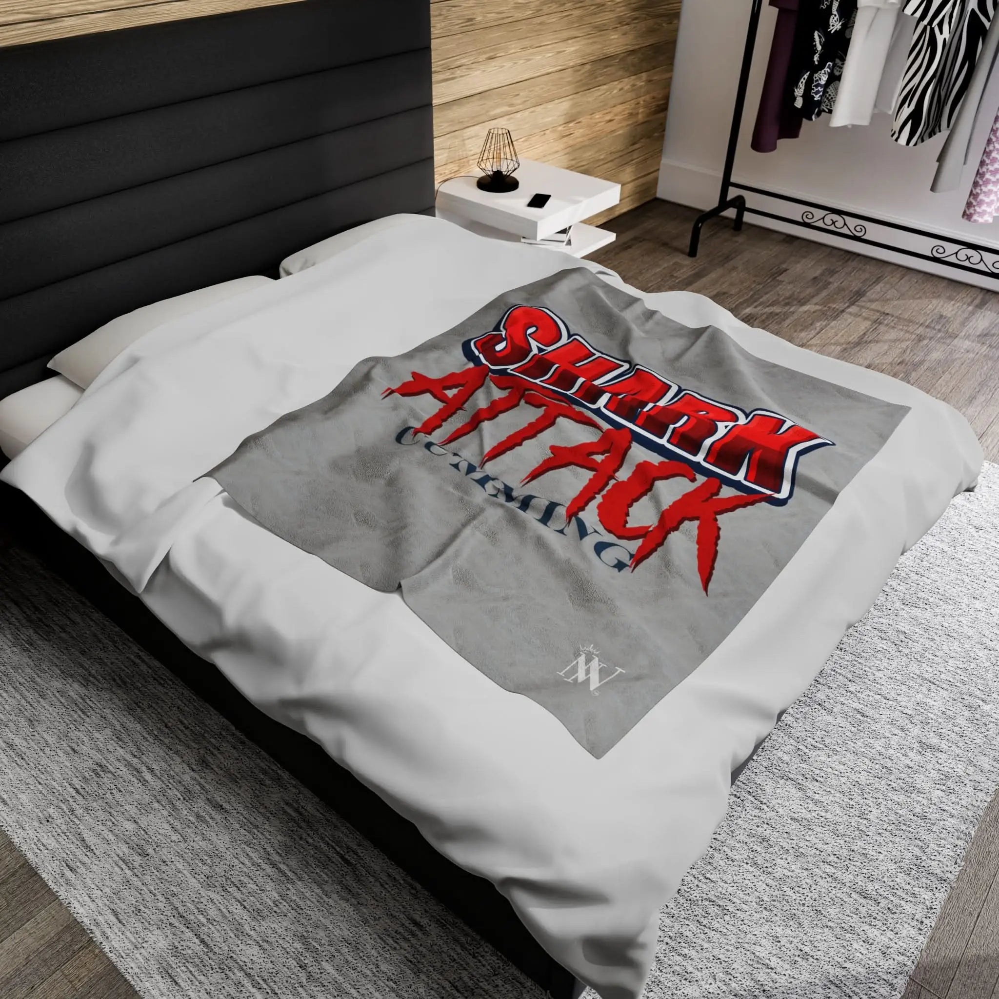 Shark Attack Cumming | Mix & Match Fun-Flirty Lovers’ Blankets
