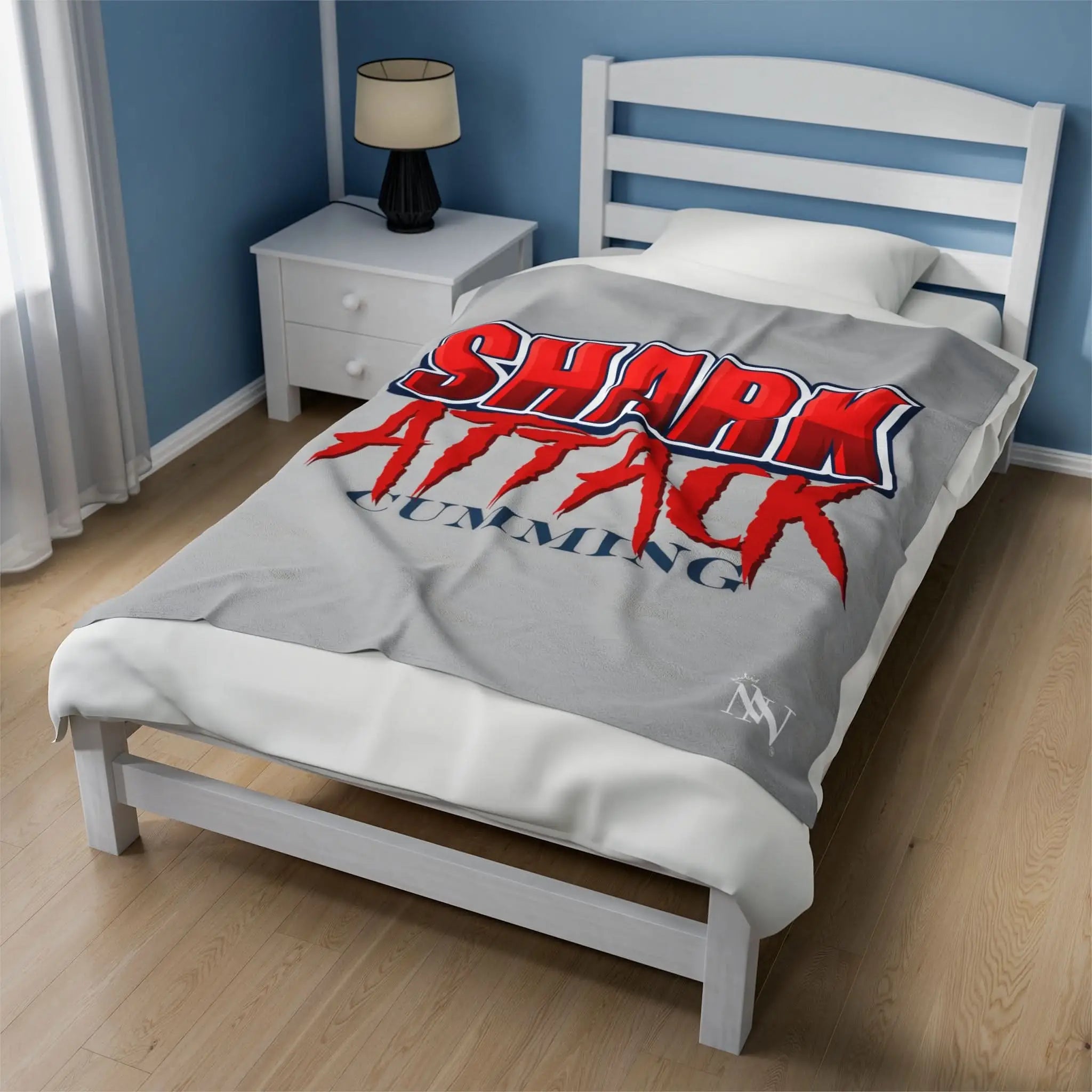 Shark Attack Cumming | Mix & Match Fun-Flirty Lovers’ Blankets