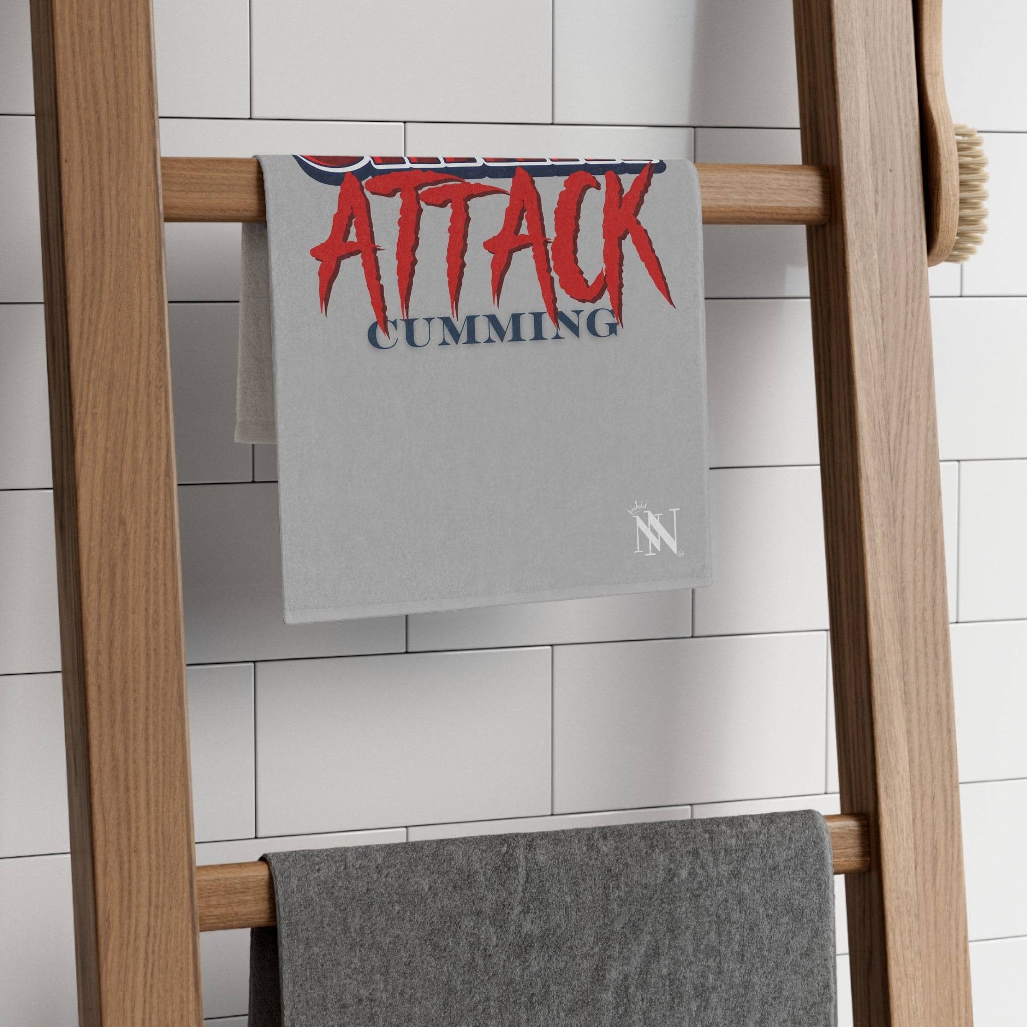 Shark Attack Cumming | Mix & Match Soft Fun-Flirty Lovers’ Towels