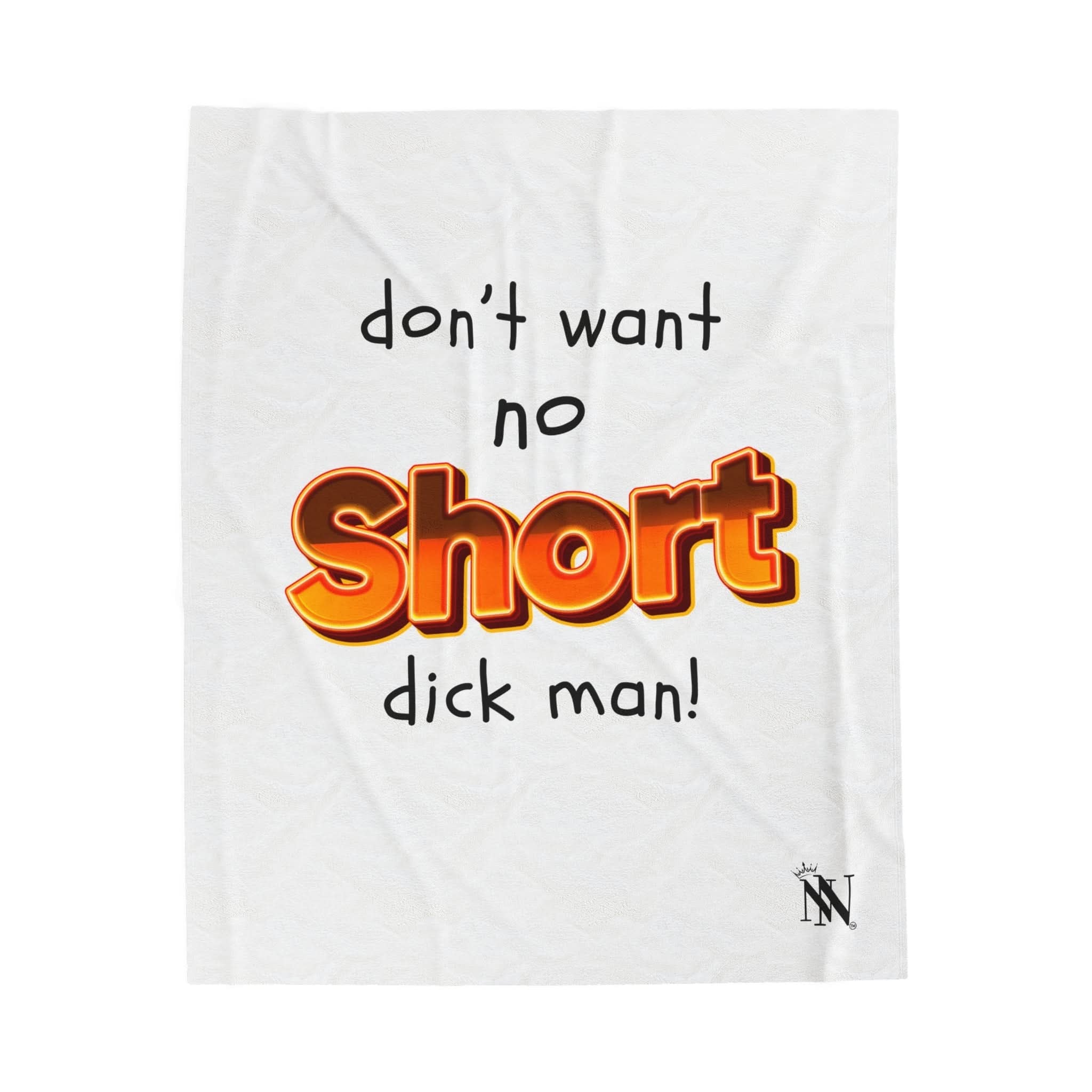 Short Dick Man | Mix & Match Fun-Flirty Loversā Blankets