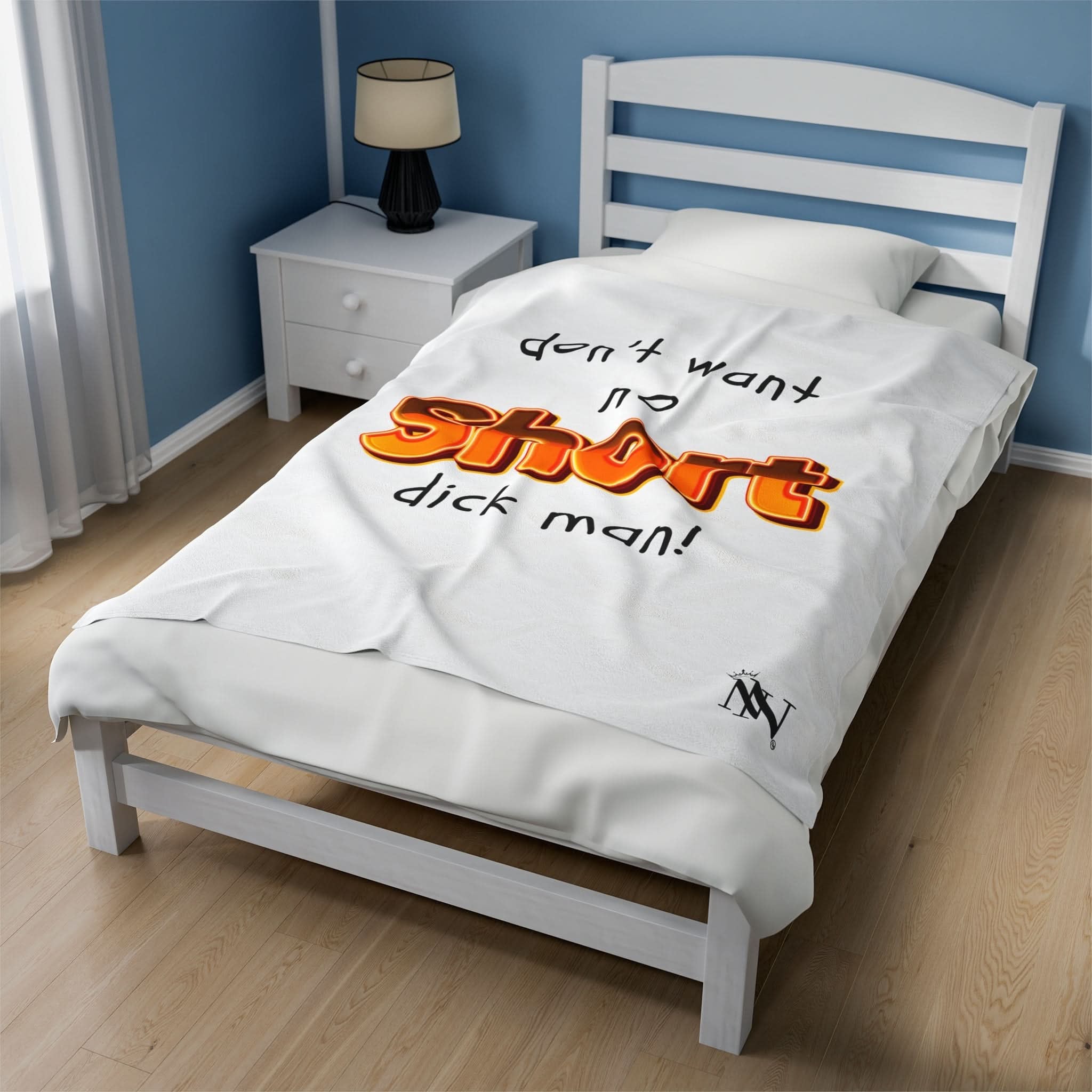 Short Dick Man | Mix & Match Fun-Flirty Loversā Blankets