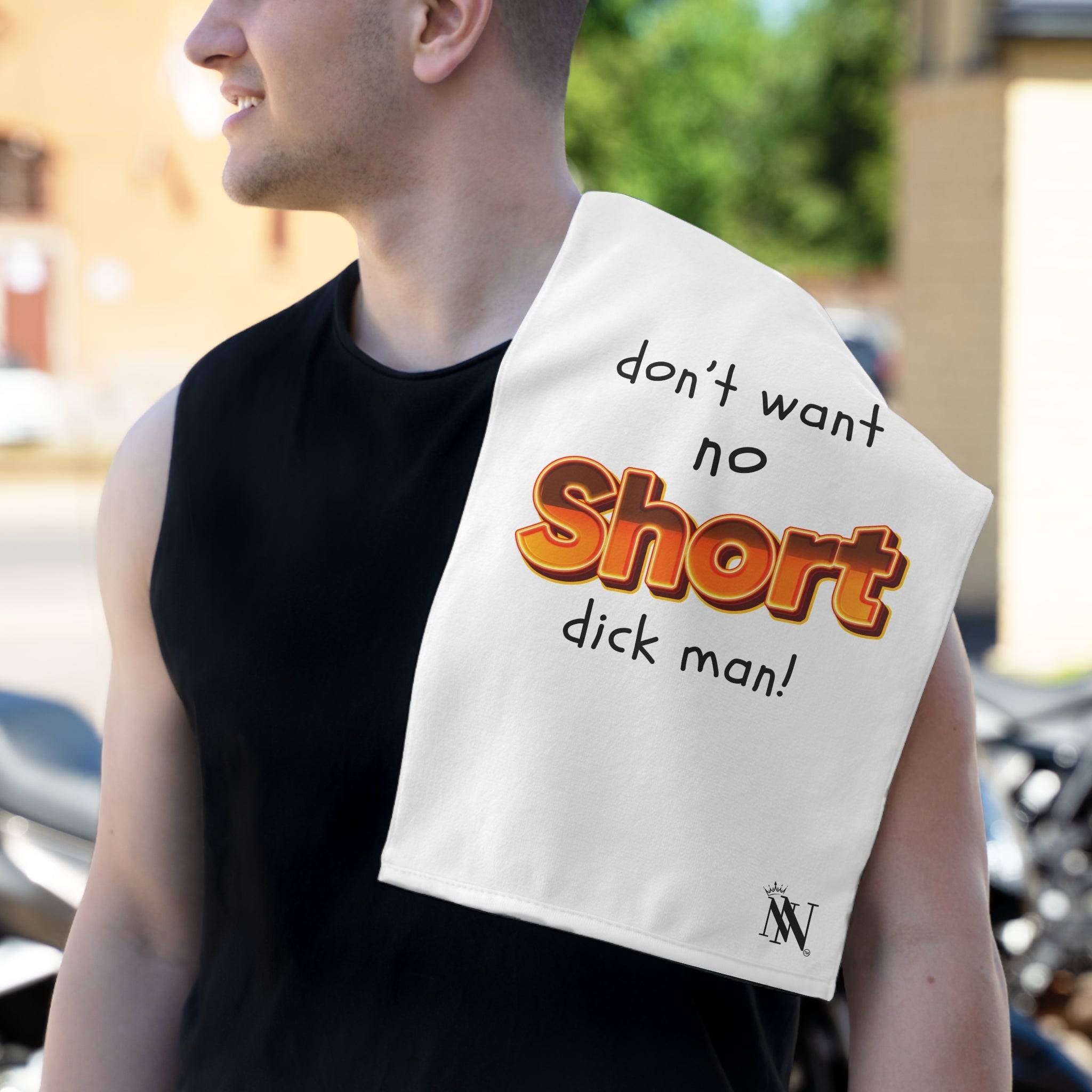 Short Dick Man | Mix & Match Soft Fun-Flirty Lovers’ Towels