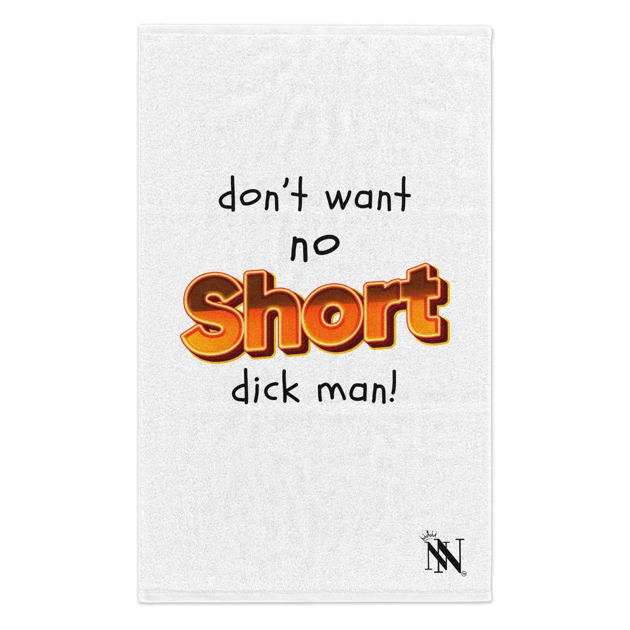 Short Dick Man | Mix & Match Soft Fun-Flirty Lovers’ Towels