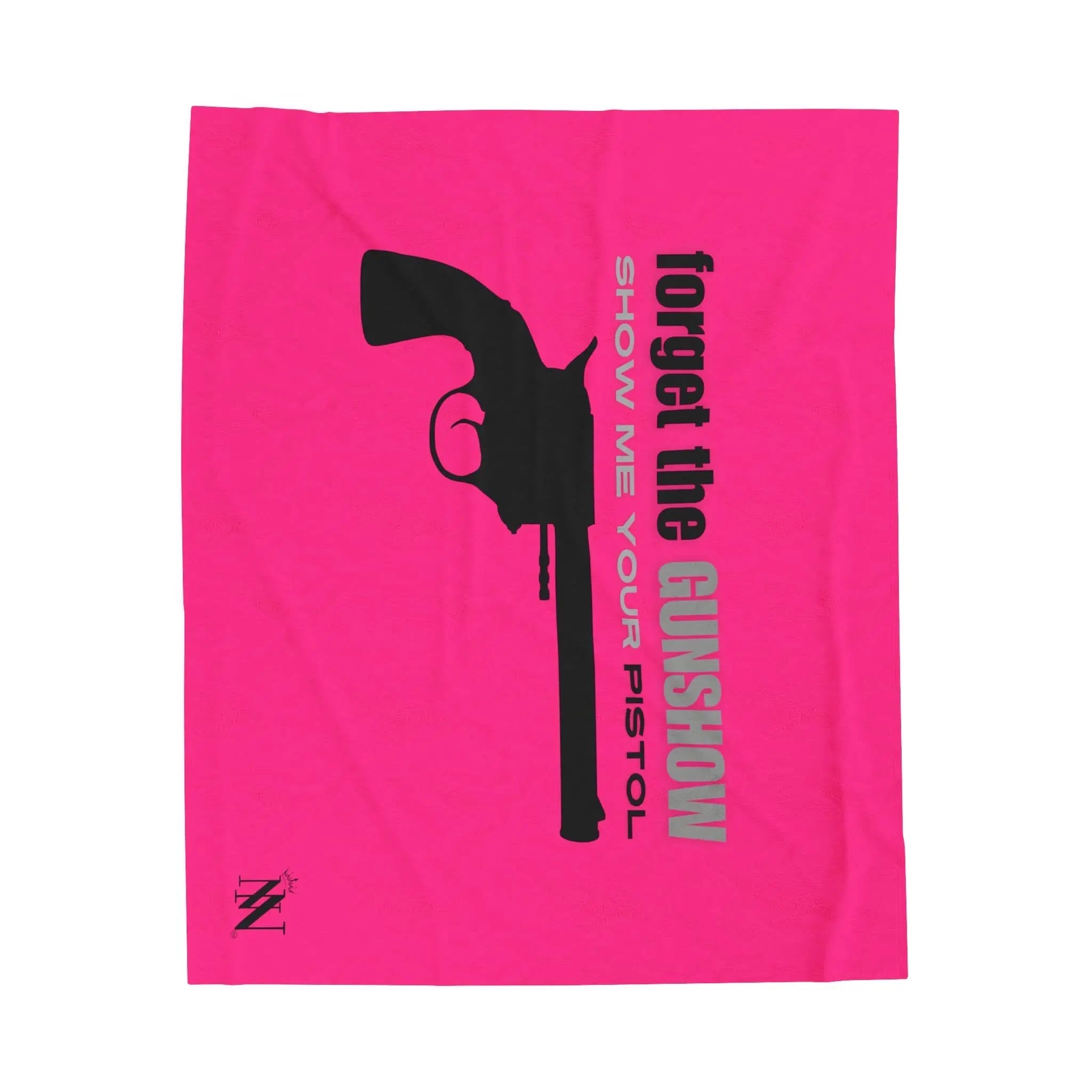 Show Me Your Pink Pistol | Mix & Match Fun-Flirty Lovers’ Blankets