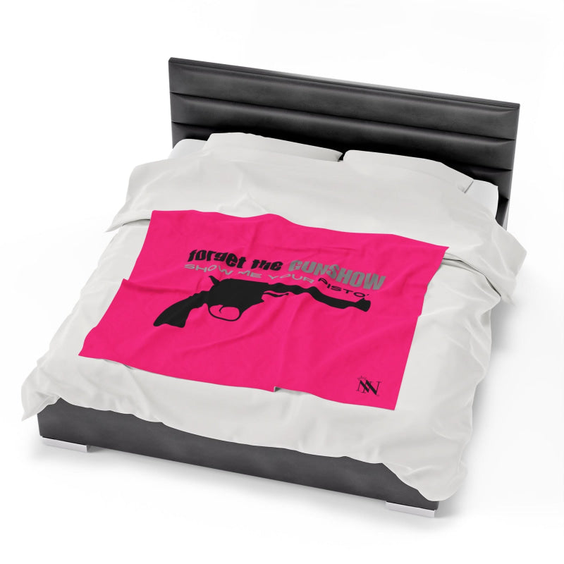 Show Me Your Pink Pistol | Mix & Match Fun-Flirty Lovers’ Blankets