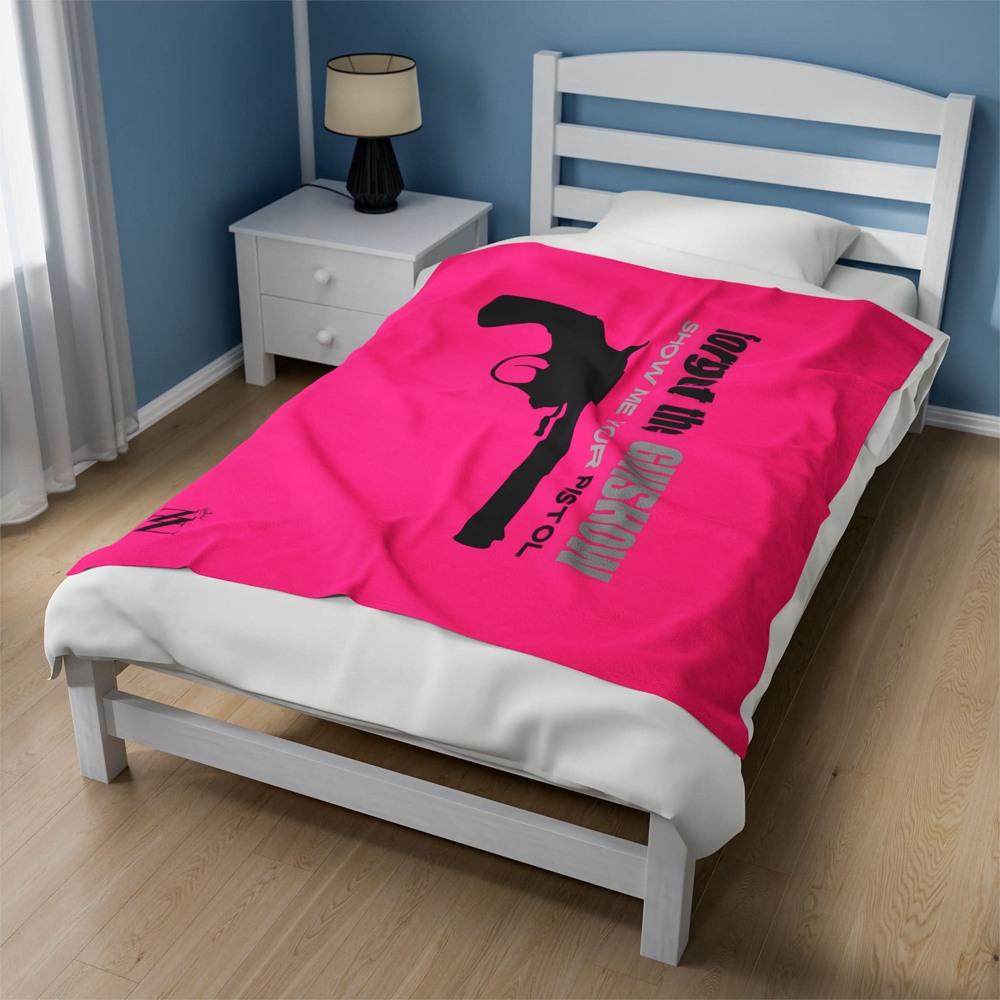 Show Me Your Pink Pistol | Mix & Match Fun-Flirty Lovers’ Blankets