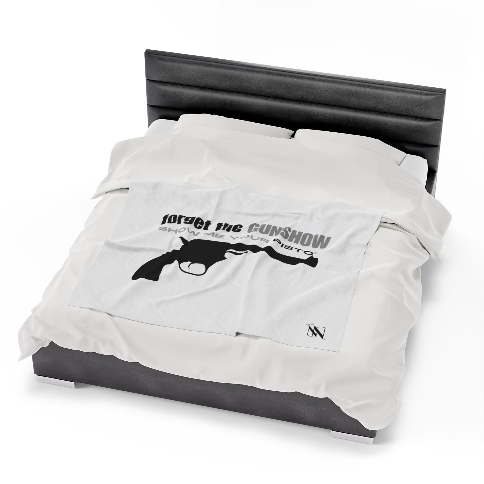 Show Me Your Pistol | Mix & Match Fun-Flirty Lovers’ Blankets