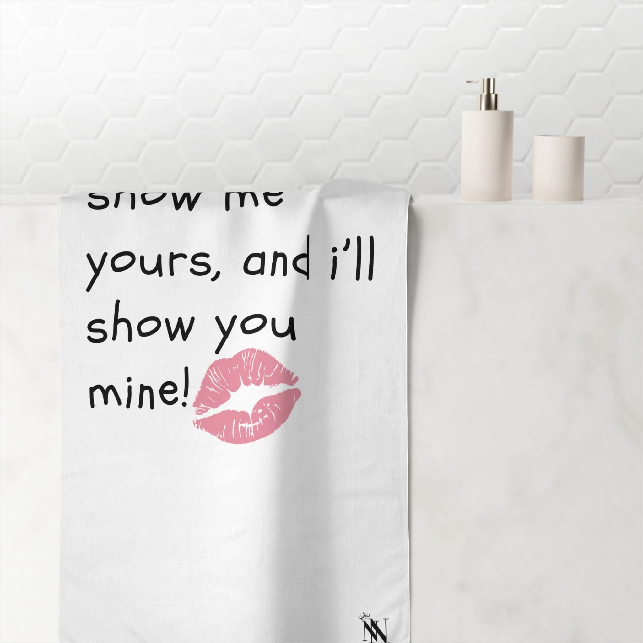 Show Me Yours | Mix & Match Naughty XL Fun-Flirty Lovers’ Towels