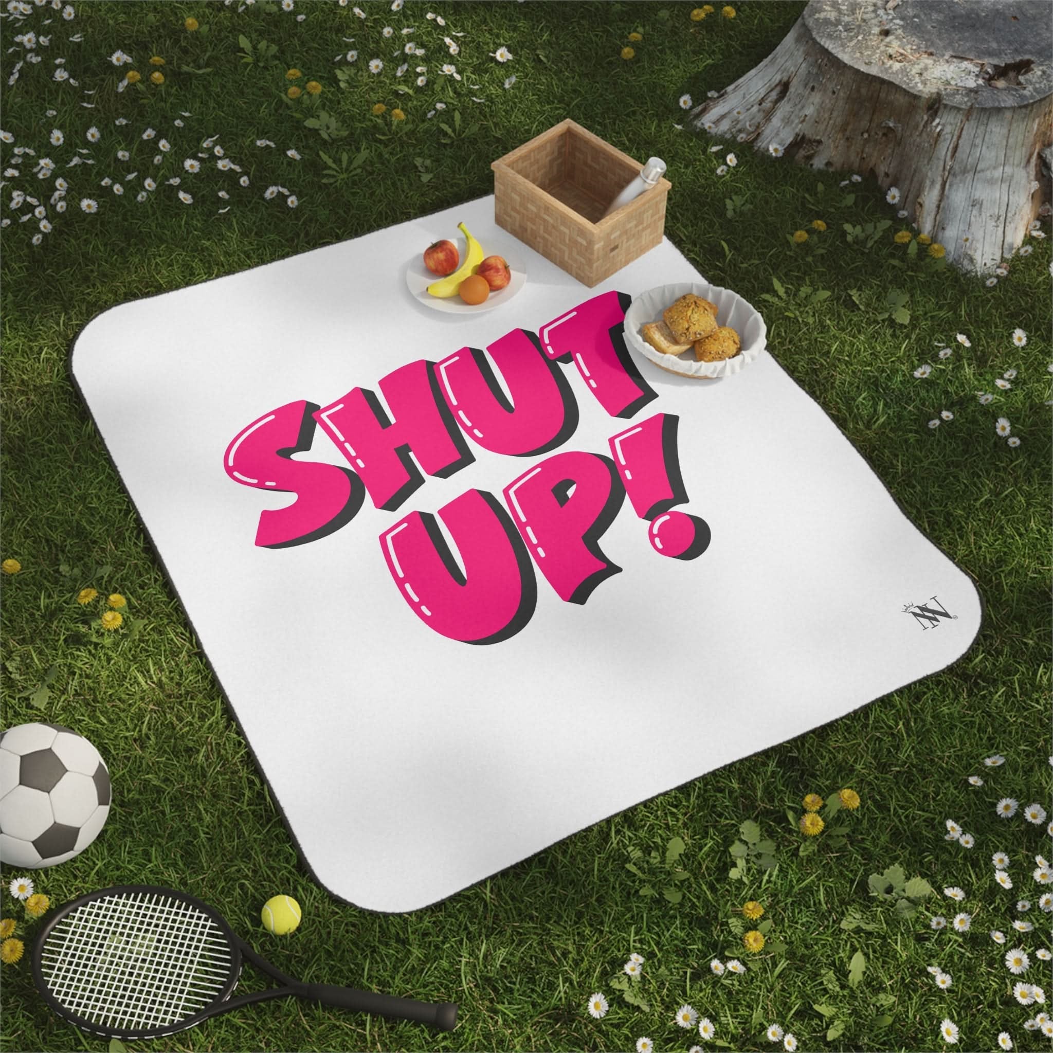 Shut-Up! | Mix Match Fun-Flirty Lovers’ Water-Resistant Blankets