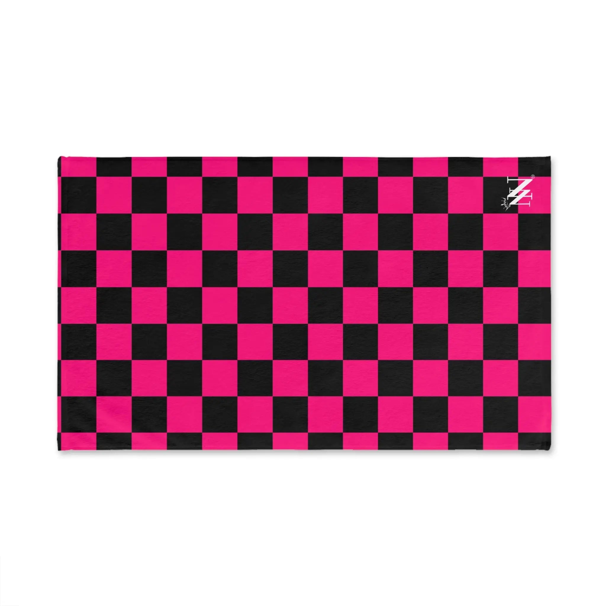 Signature Pink Black Checkers | Mix & Match Original Fun-Flirty Lovers’ Towels