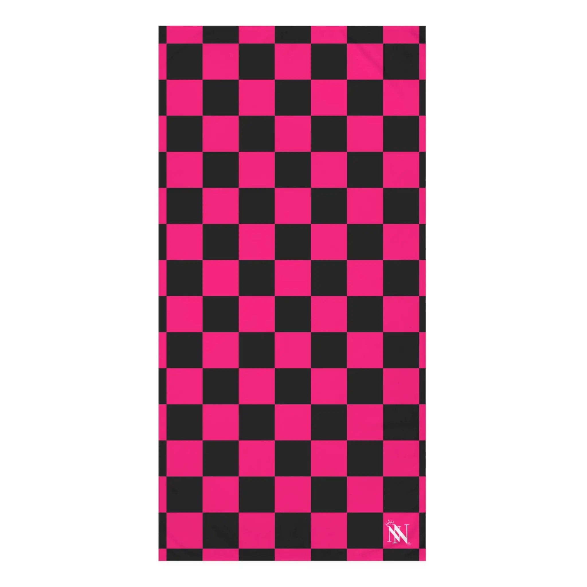 Signature Pink Black Checkers | Mix & Match XL Fun-Flirty Loversβ Towels