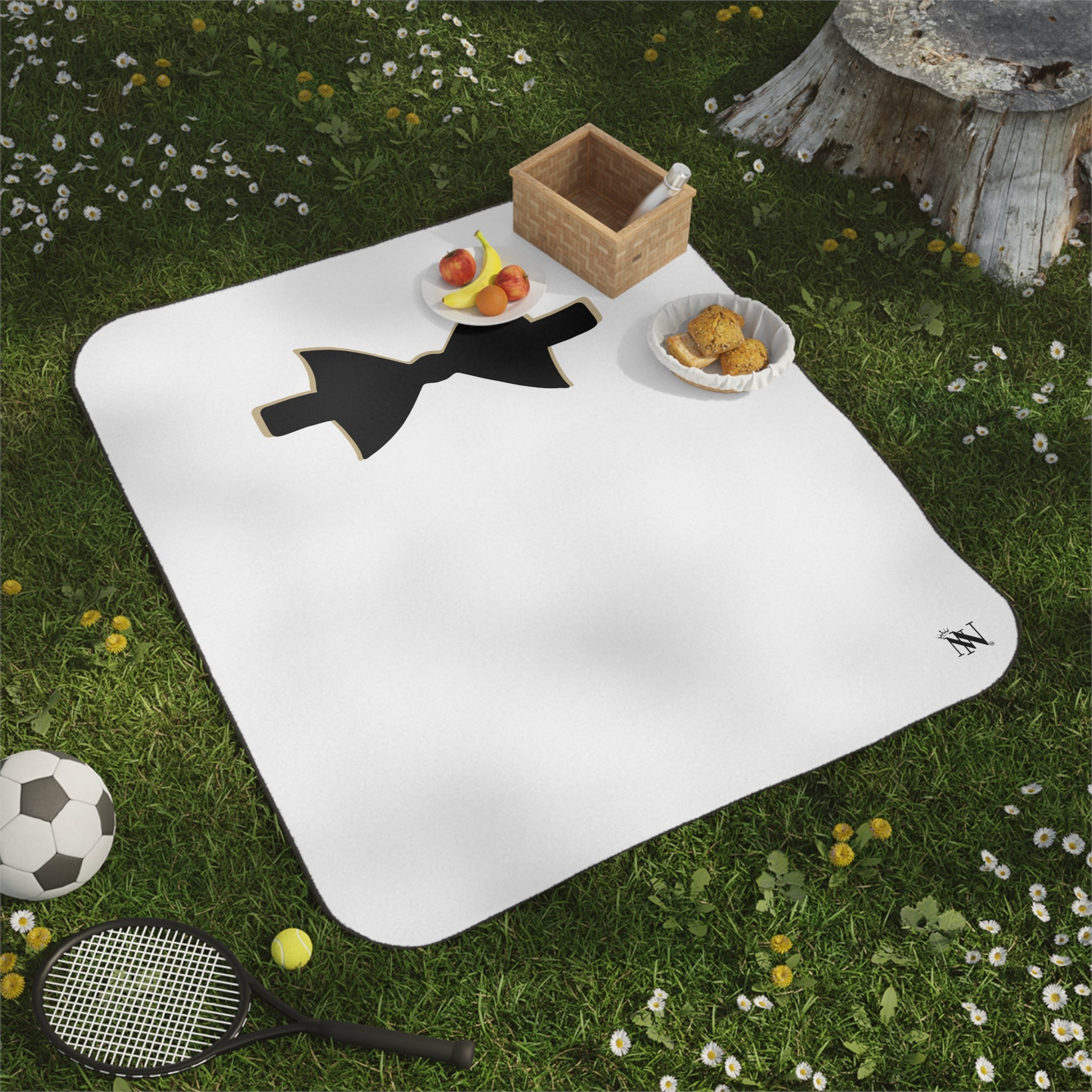 Simple Bow Tie | Mix Match Fun-Flirty Lovers’ Water-Resistant Blankets