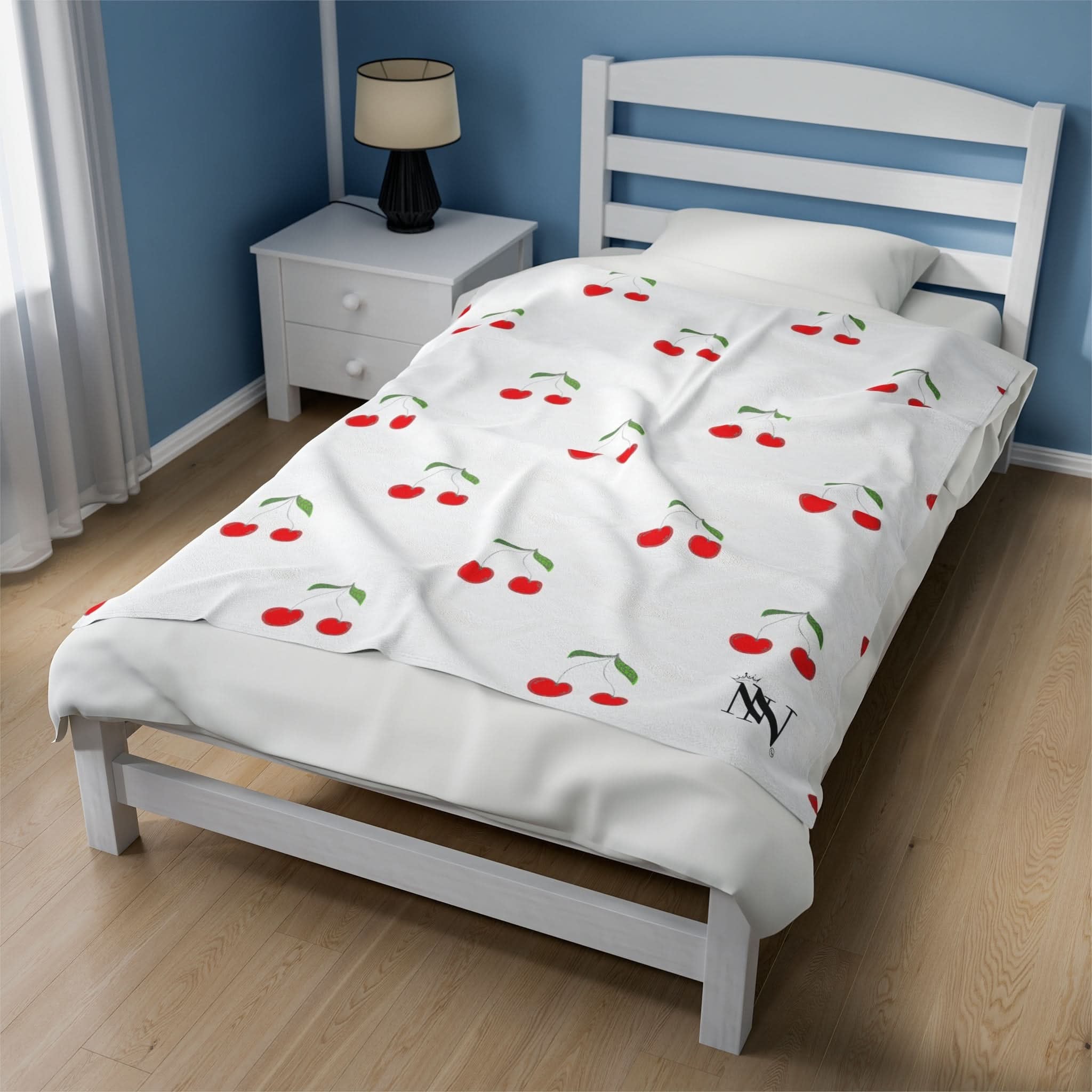 Simple Cherries | Mix & Match Fun-Flirty Lovers’ Blankets
