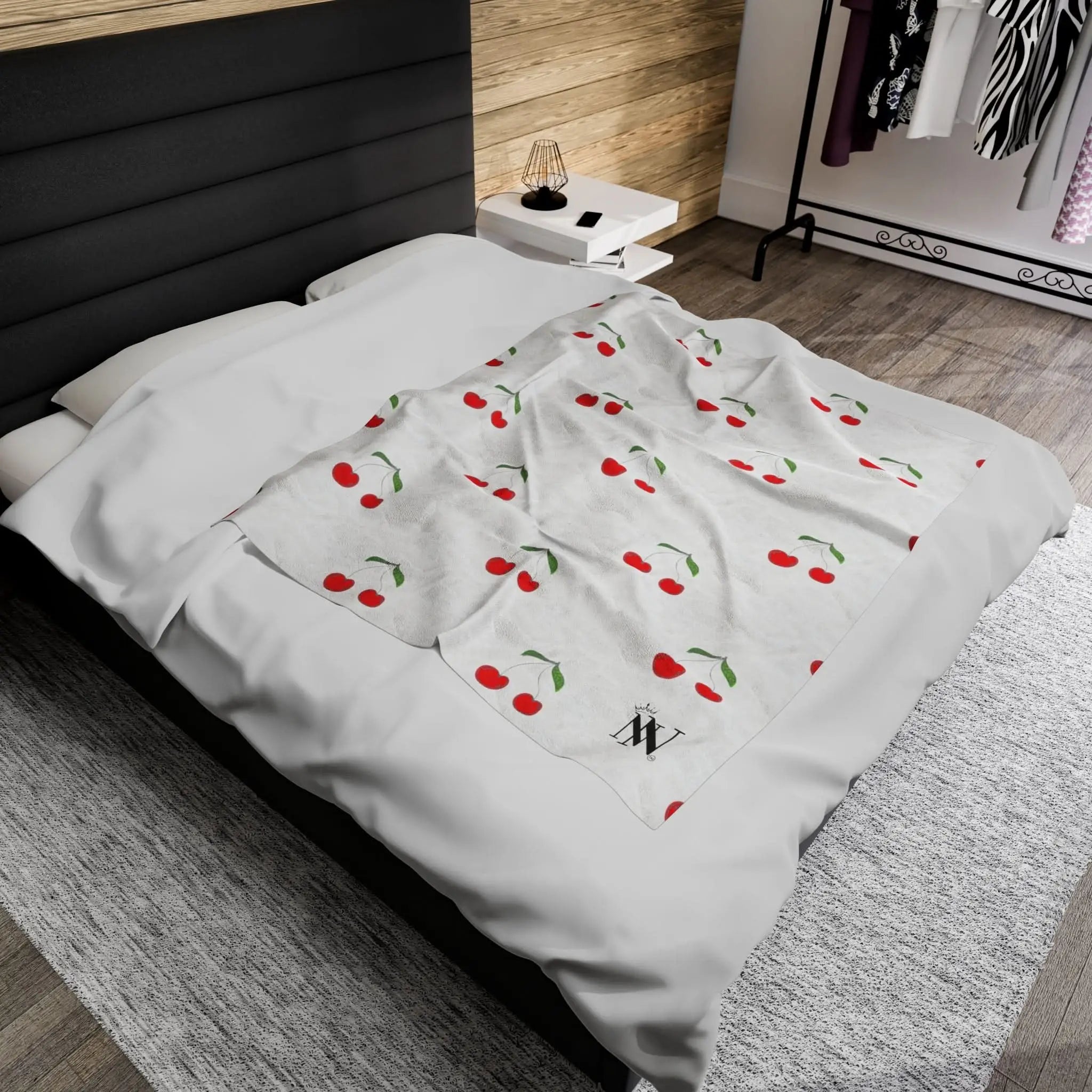 Simple Cherries | Mix & Match Fun-Flirty Lovers’ Blankets
