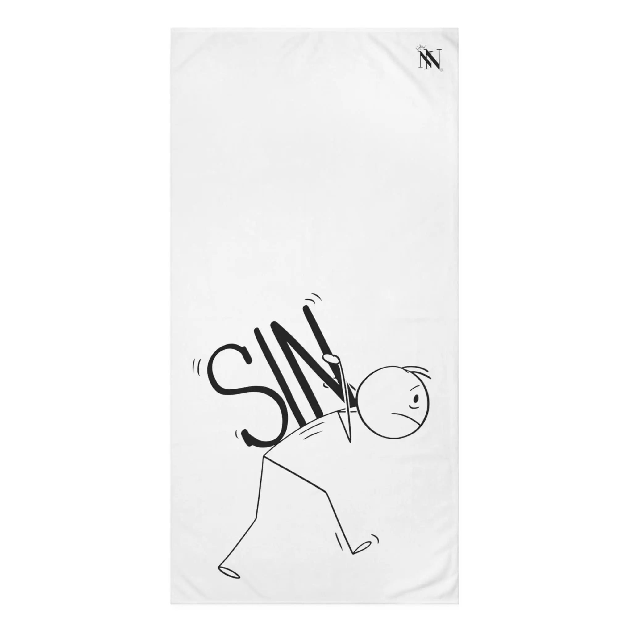 Sin On My Back | Mix & Match Naughty XL Fun-Flirty Lovers’ Towels
