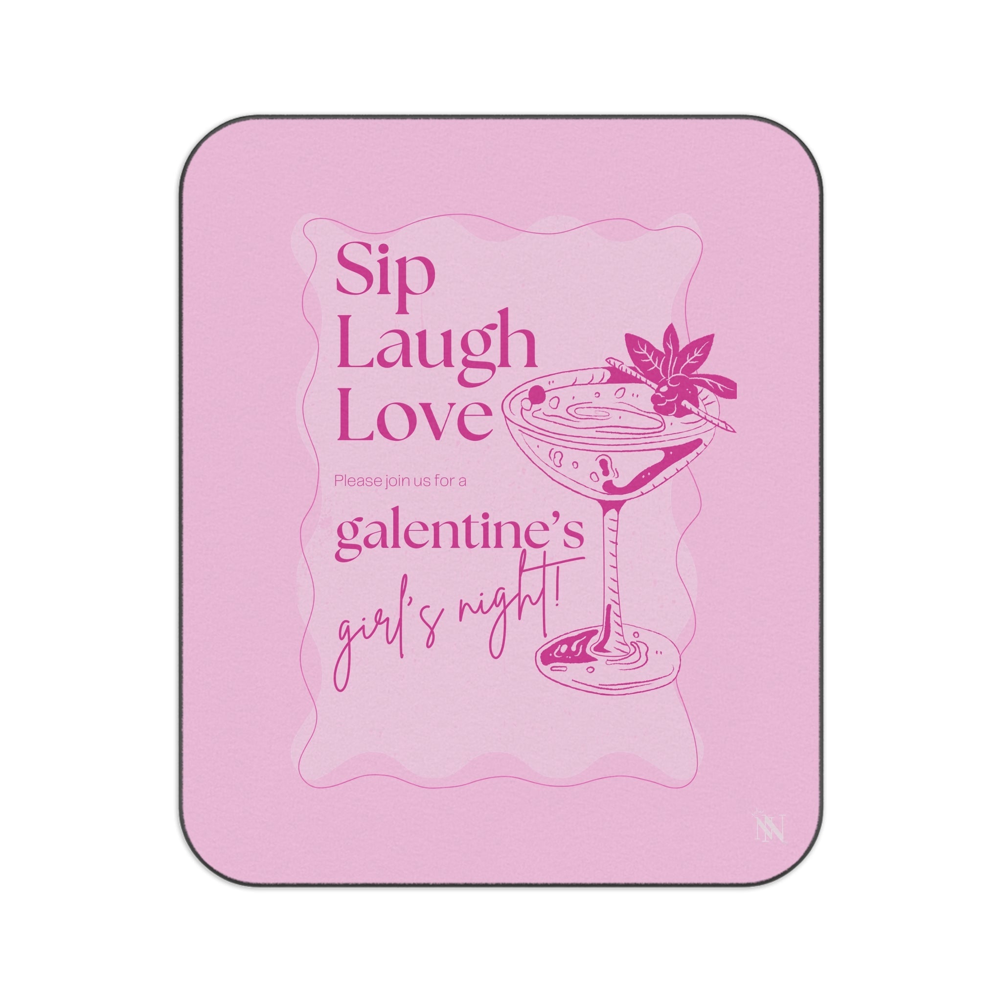 Sip Laugh Love | Mix Match Fun-Flirty Lovers’ Water-Resistant Blankets
