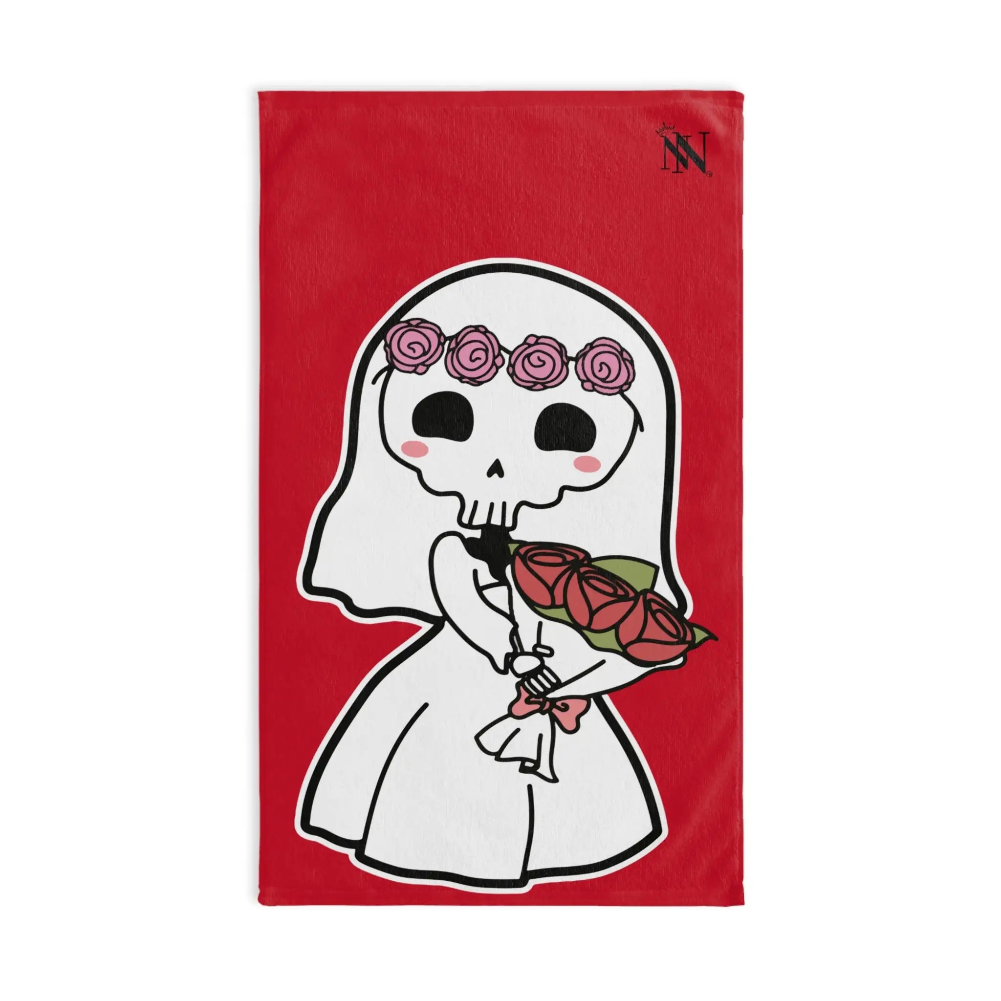 Skeleton Bride Red | Mix & Match Original Fun-Flirty Lovers’ Towels