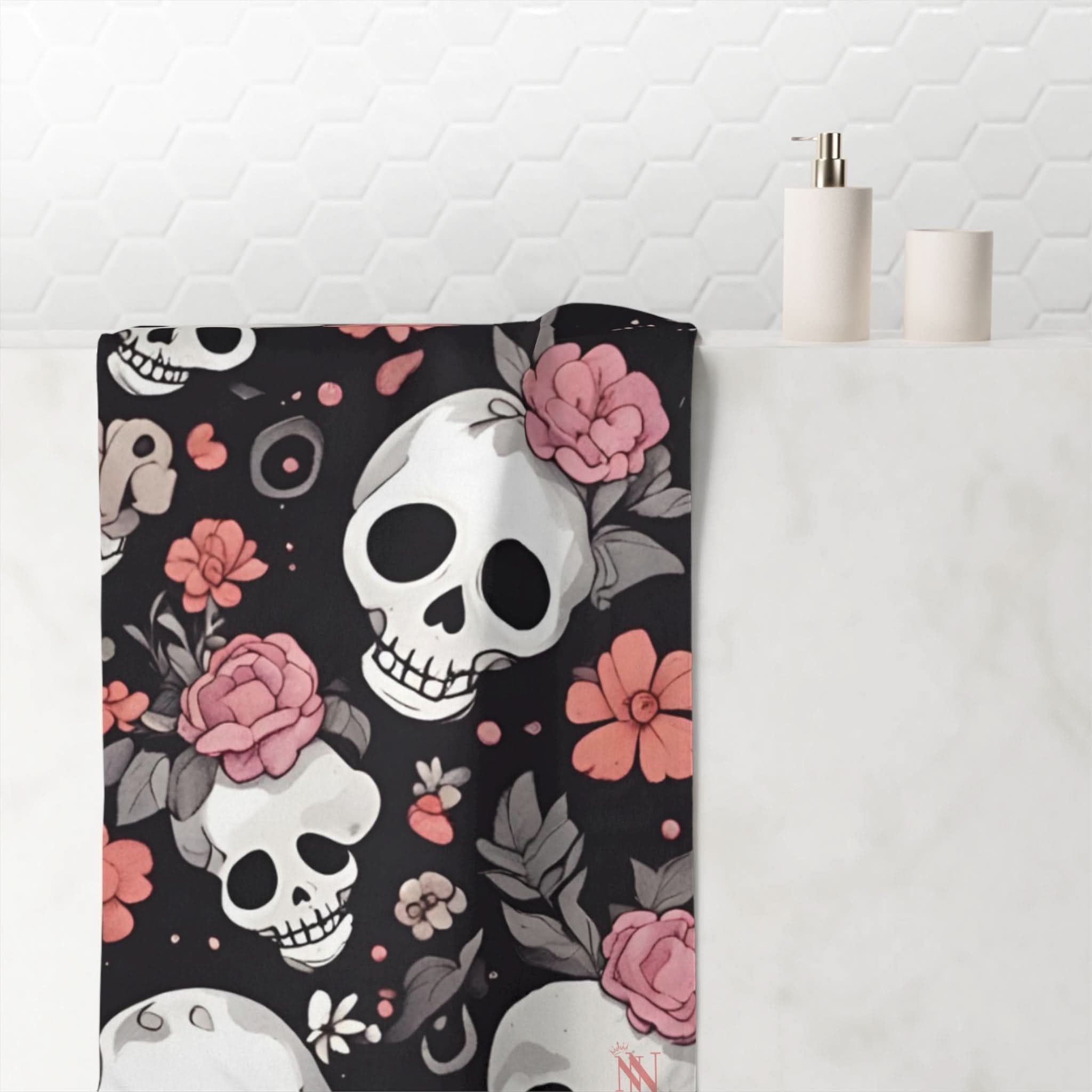 Skull Garden | Mix & Match Naughty XL Fun-Flirty Lovers’ Towels