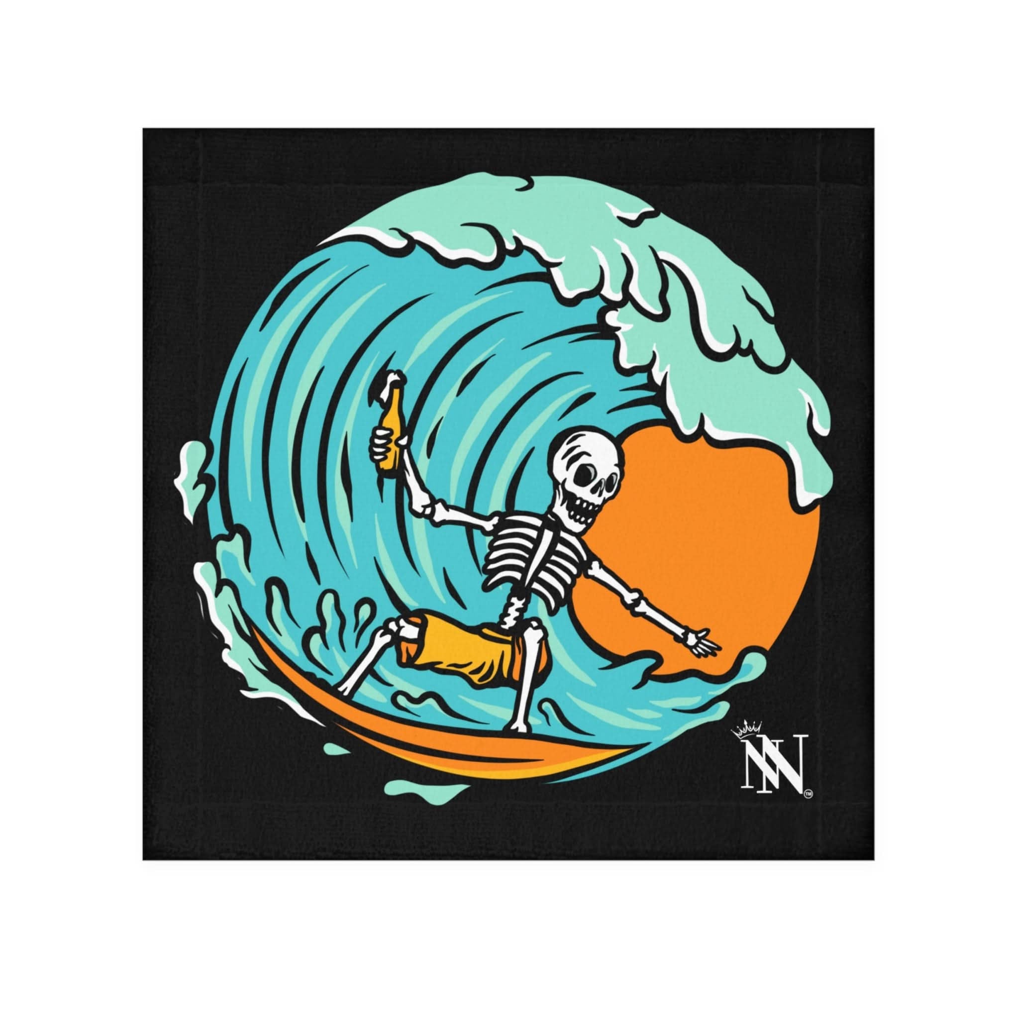 Skull Vacation Black | Mix & Match Lils’ Fun-Flirty Lovers’ Towels