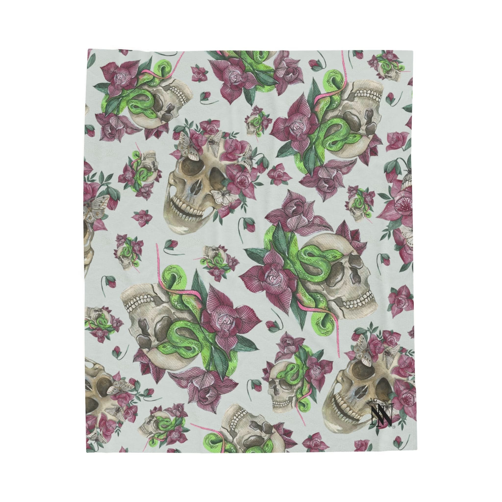 Skulls & Snakes | Mix & Match Fun-Flirty Lovers’ Blankets