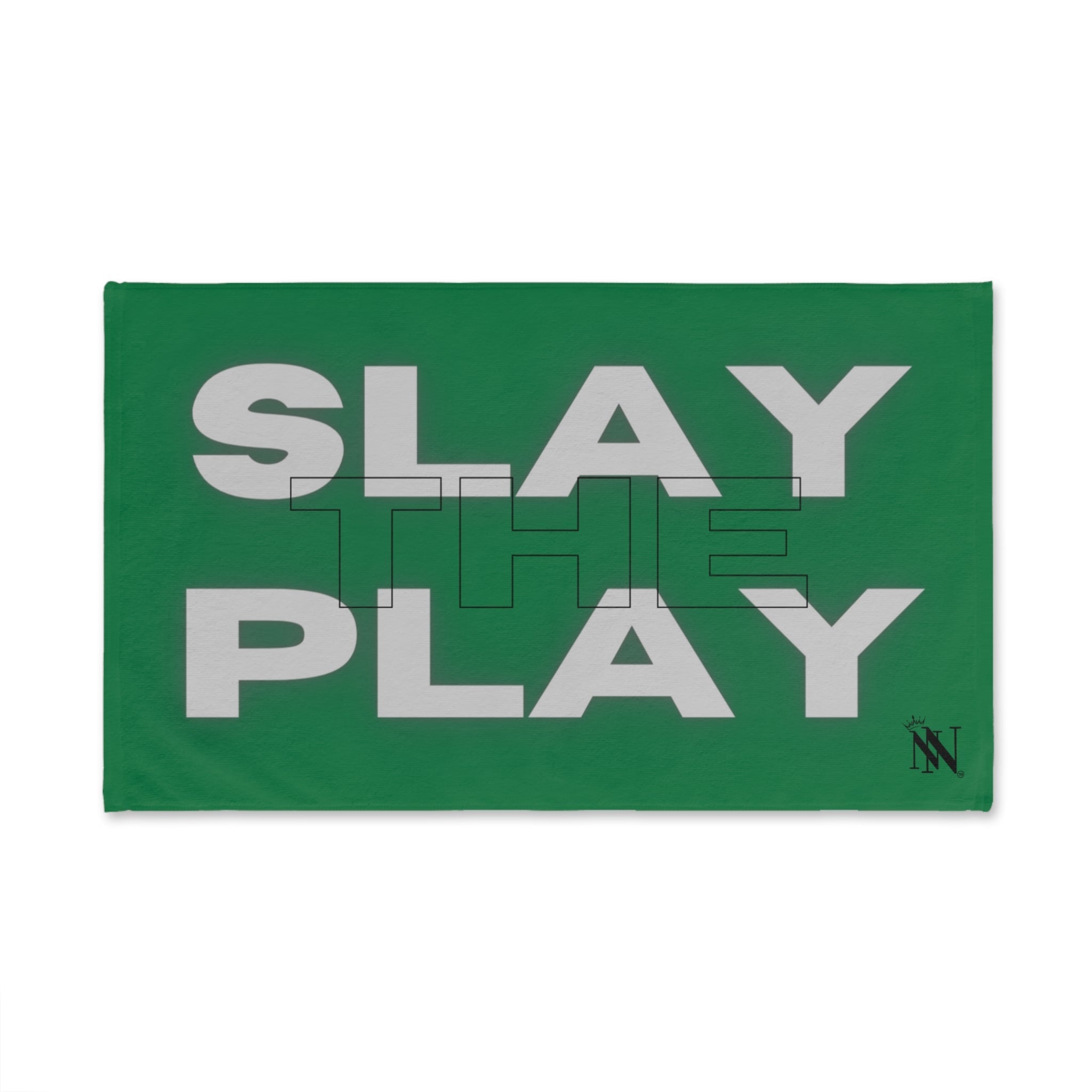 Slay the Play Green | Mix & Match Original Fun-Flirty Lovers’ Towels