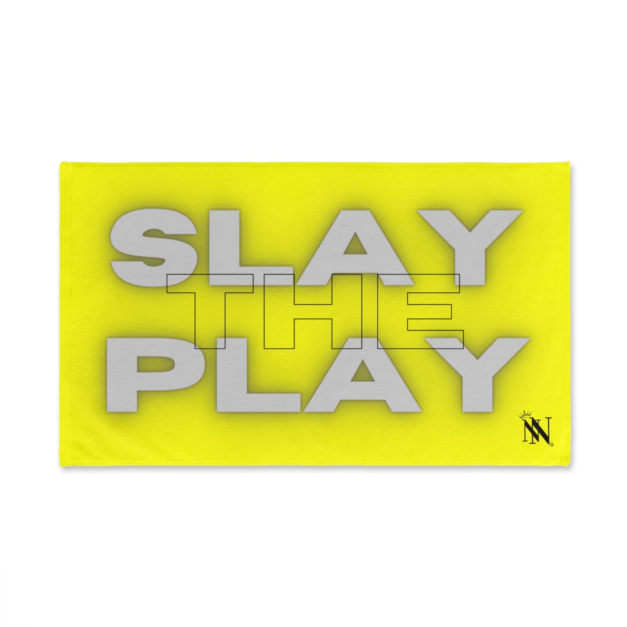 Slay the Play Neon Yellow | Mix & Match Original Fun-Flirty Lovers’ Towels