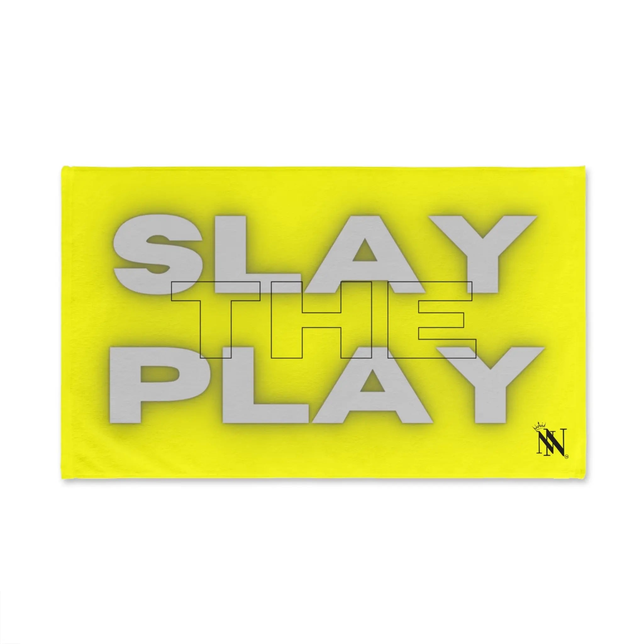Slay the Play Neon Yellow | Mix & Match Original Fun-Flirty Lovers’ Towels