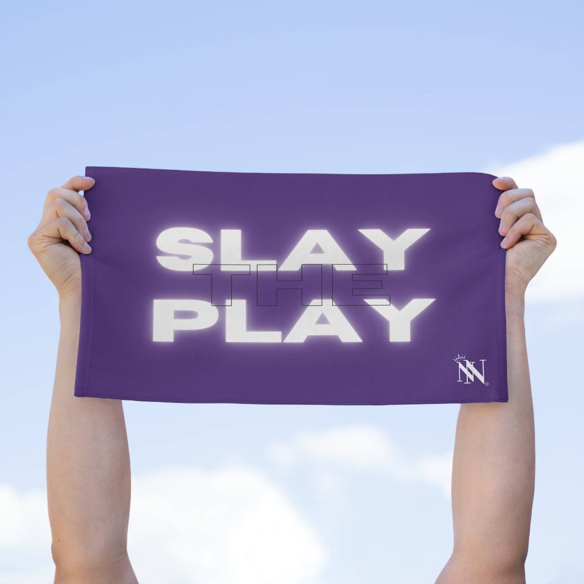 Slay the Play Purple Mix & Match Soft Sex Towels | Naughty Lovers’ Gifts