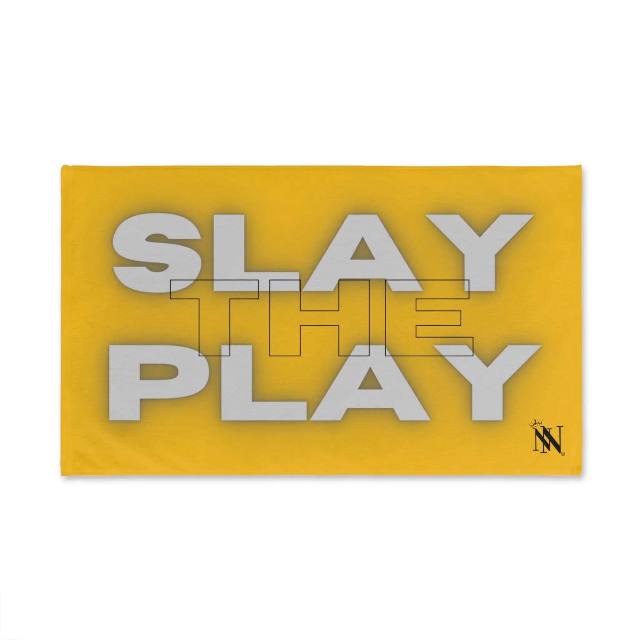 Slay the Play Yellow | Mix & Match Original Fun-Flirty Lovers’ Towels