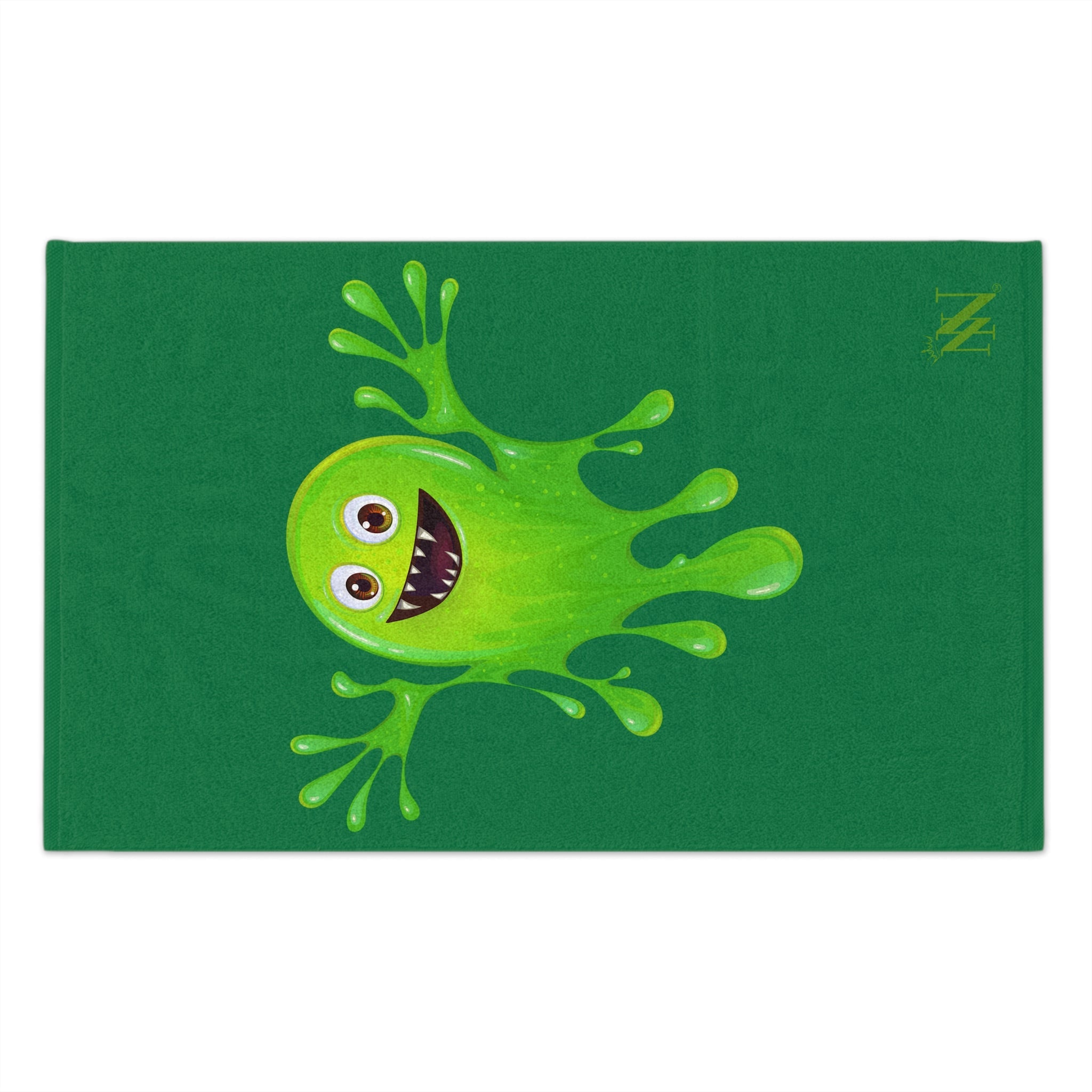 Slimy Monster Green | Mix & Match Soft Fun-Flirty Lovers’ Towels