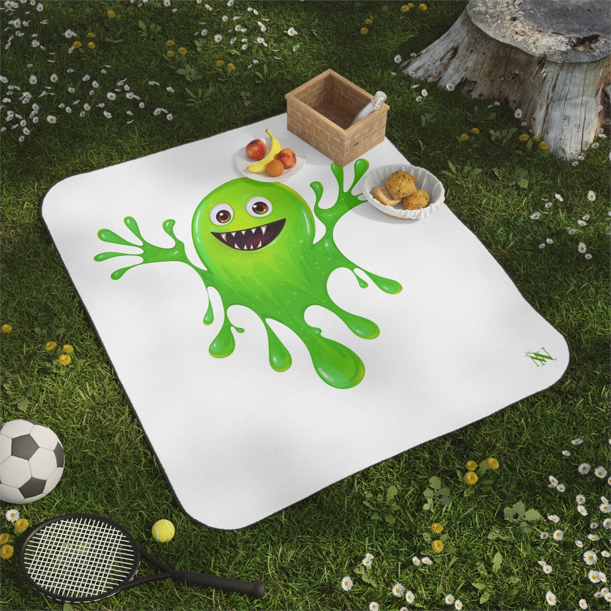 Slimy Monster | Mix Match Fun-Flirty Lovers’ Water-Resistant Blankets
