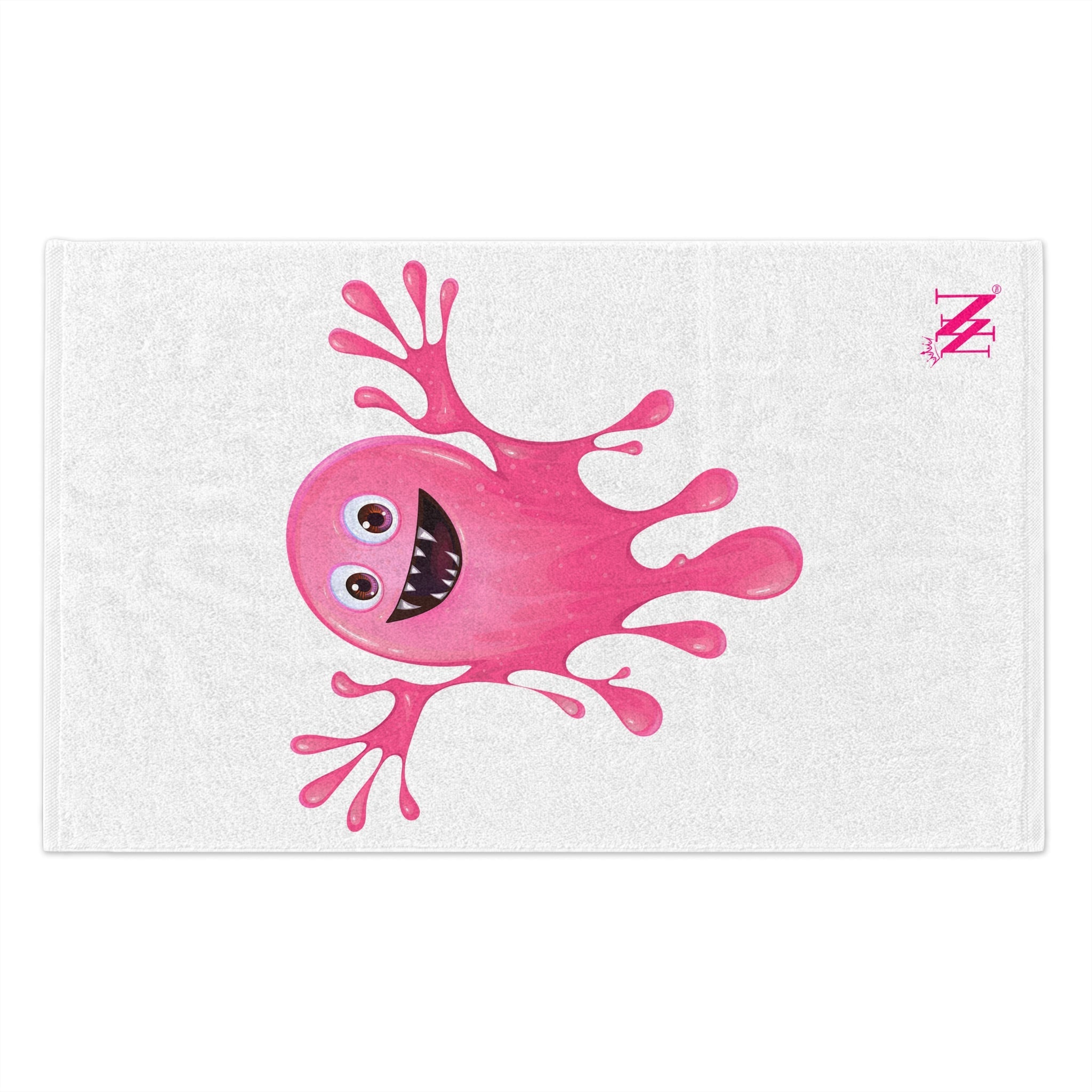 Slimy Pink Monster | Mix & Match Soft Fun-Flirty Lovers’ Towels