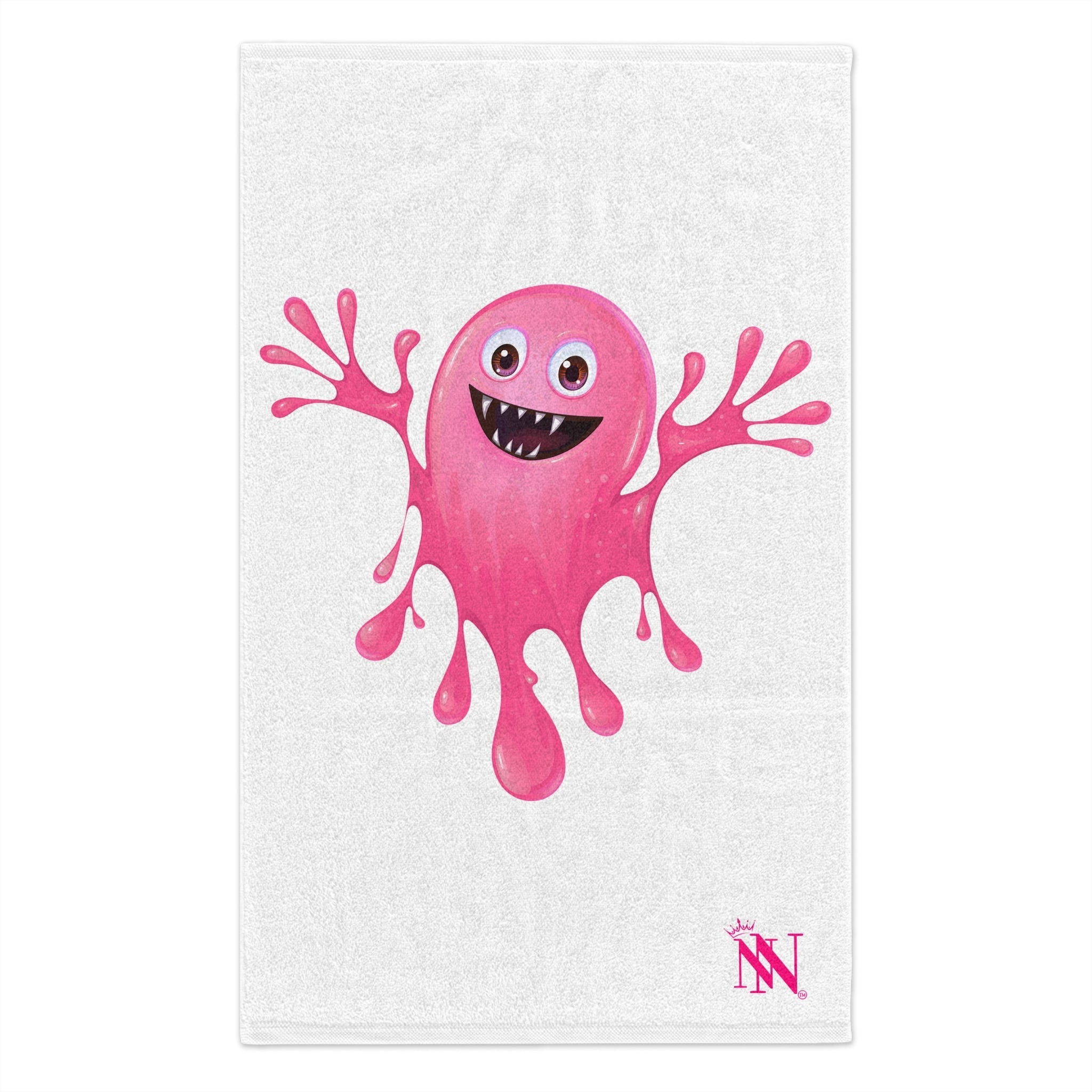 Slimy Pink Monster | Mix & Match Soft Fun-Flirty Lovers’ Towels