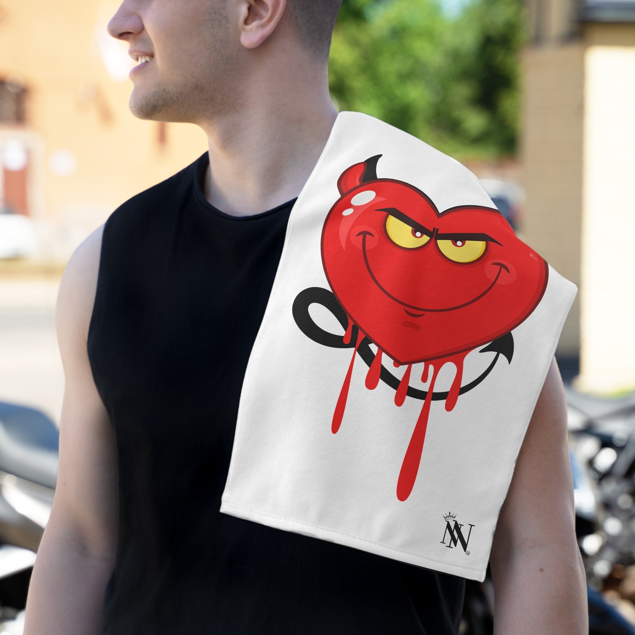 Slippery Little Devil | Mix & Match Soft Fun-Flirty Lovers’ Towels