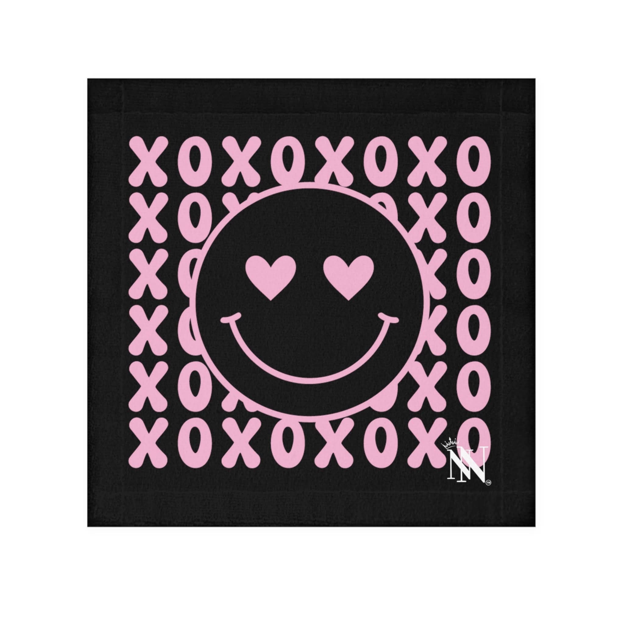 Smile Hugs & Kisses Black | Mix & Match Lils’ Fun-Flirty Lovers’ Towels