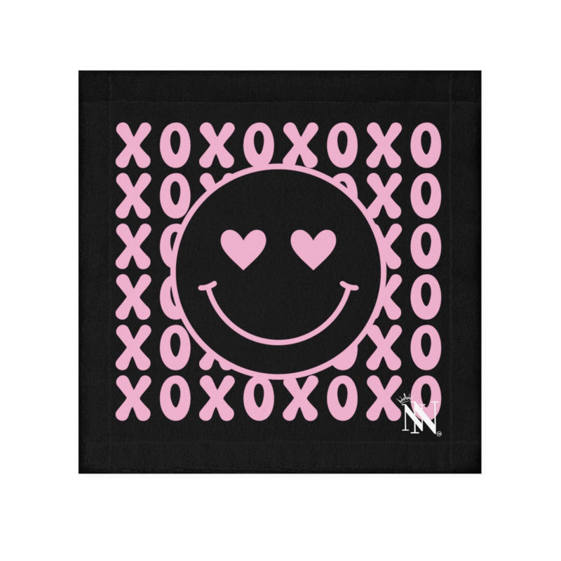 Smile Hugs & Kisses Black | Mix & Match Lils’ Fun-Flirty Lovers’ Towels