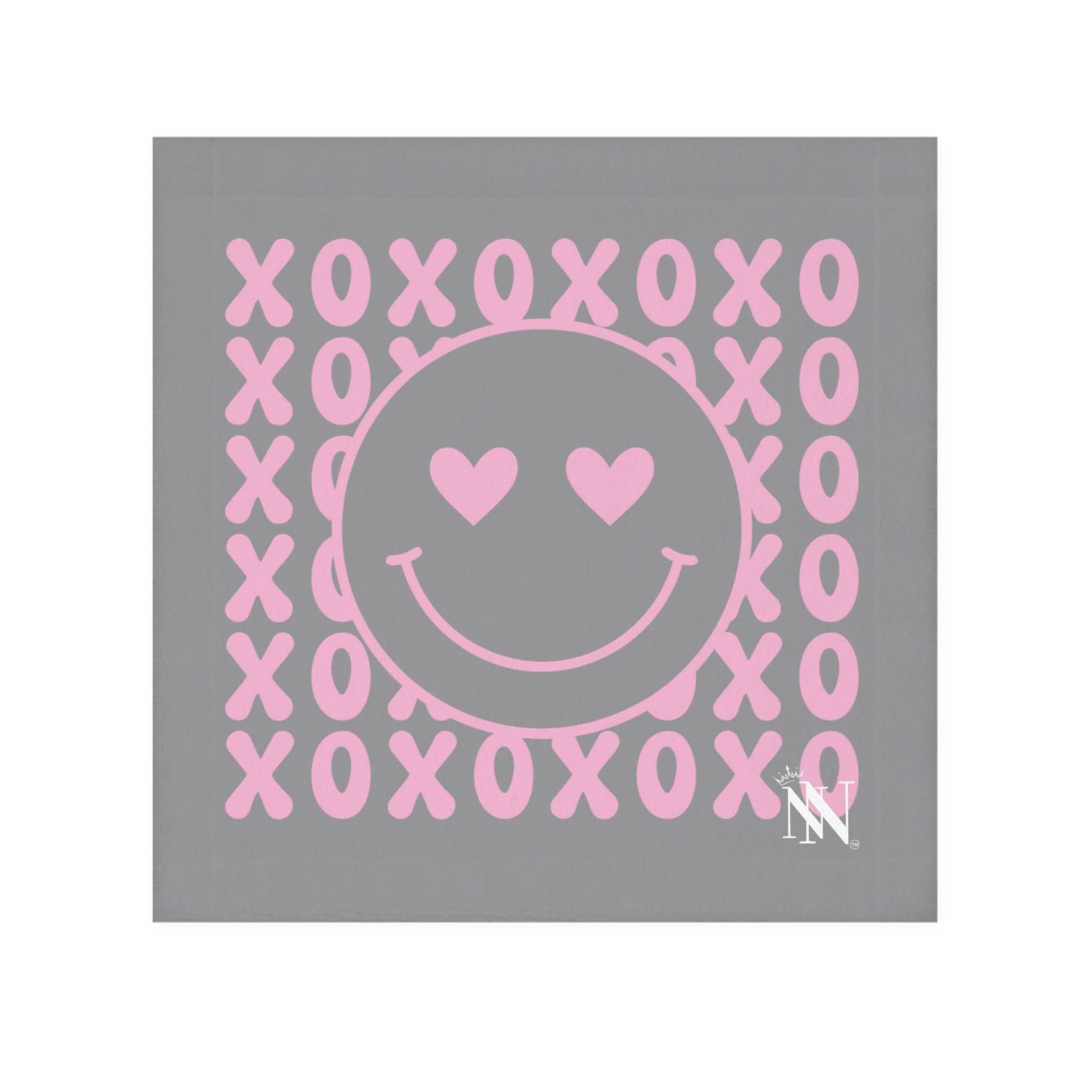 Smile Hugs & Kisses Grey | Mix & Match Lils’ Fun-Flirty Lovers’ Towels